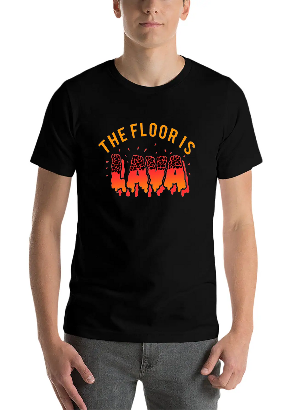 Floor Is Lava Game Stylish Everyday T-Shirt – Unisex Basic Cotton Tee