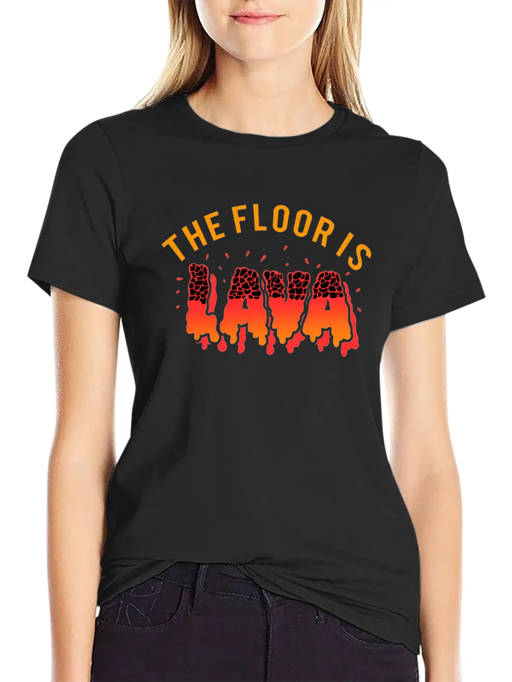 Floor Is Lava Game Stylish Everyday T-Shirt – Unisex Basic Cotton Tee