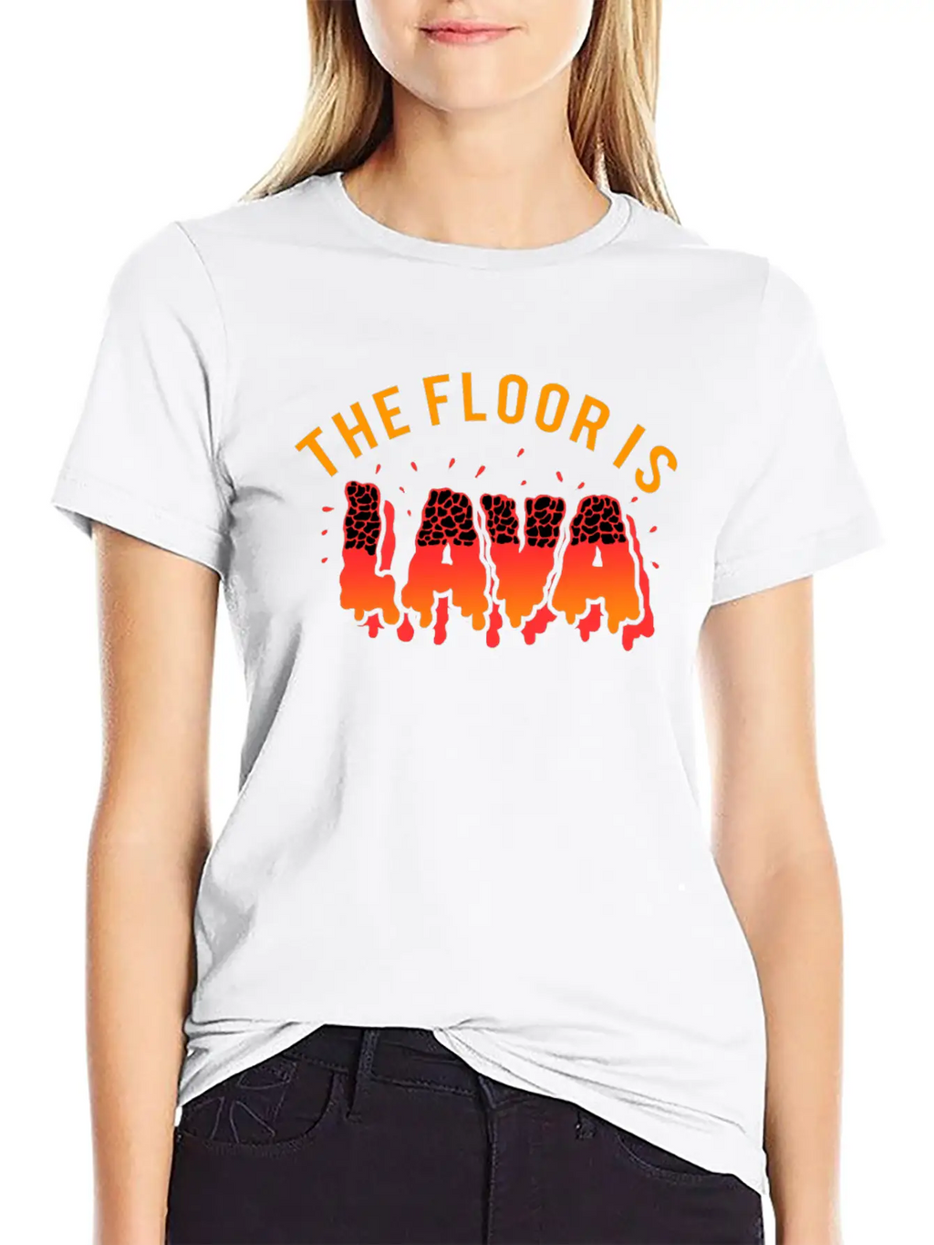 Floor Is Lava Game Stylish Everyday T-Shirt – Unisex Basic Cotton Tee