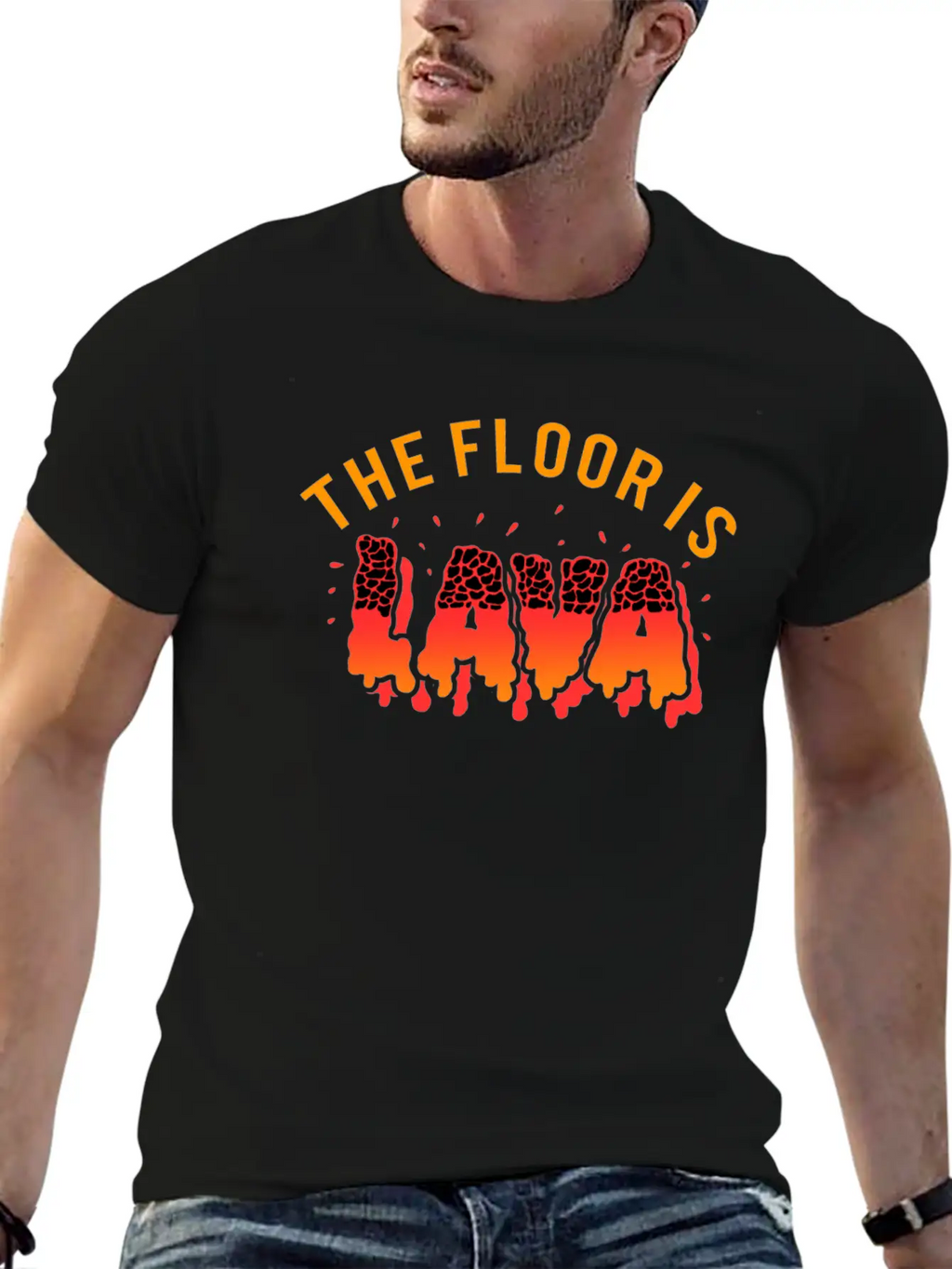 Floor Is Lava Game Stylish Everyday T-Shirt – Unisex Basic Cotton Tee