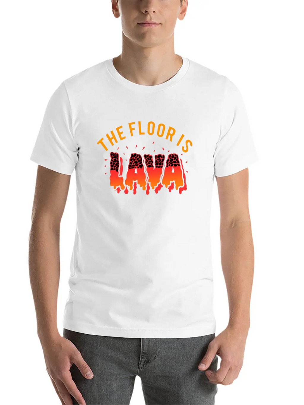Floor Is Lava Game Stylish Everyday T-Shirt – Unisex Basic Cotton Tee