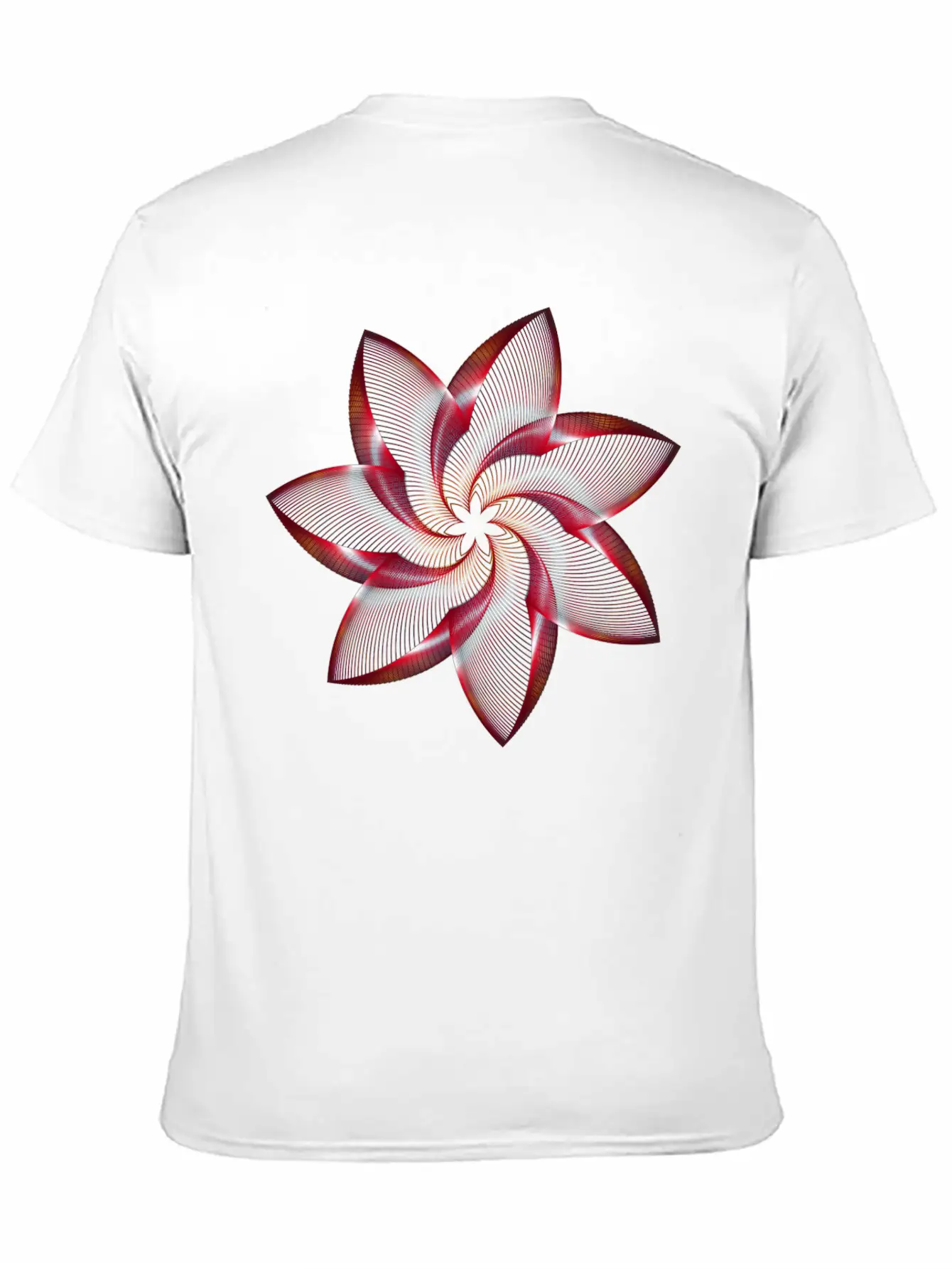 Floral Abstract Unisex Casual T-Shirt – Clean Design For Daily Comfort