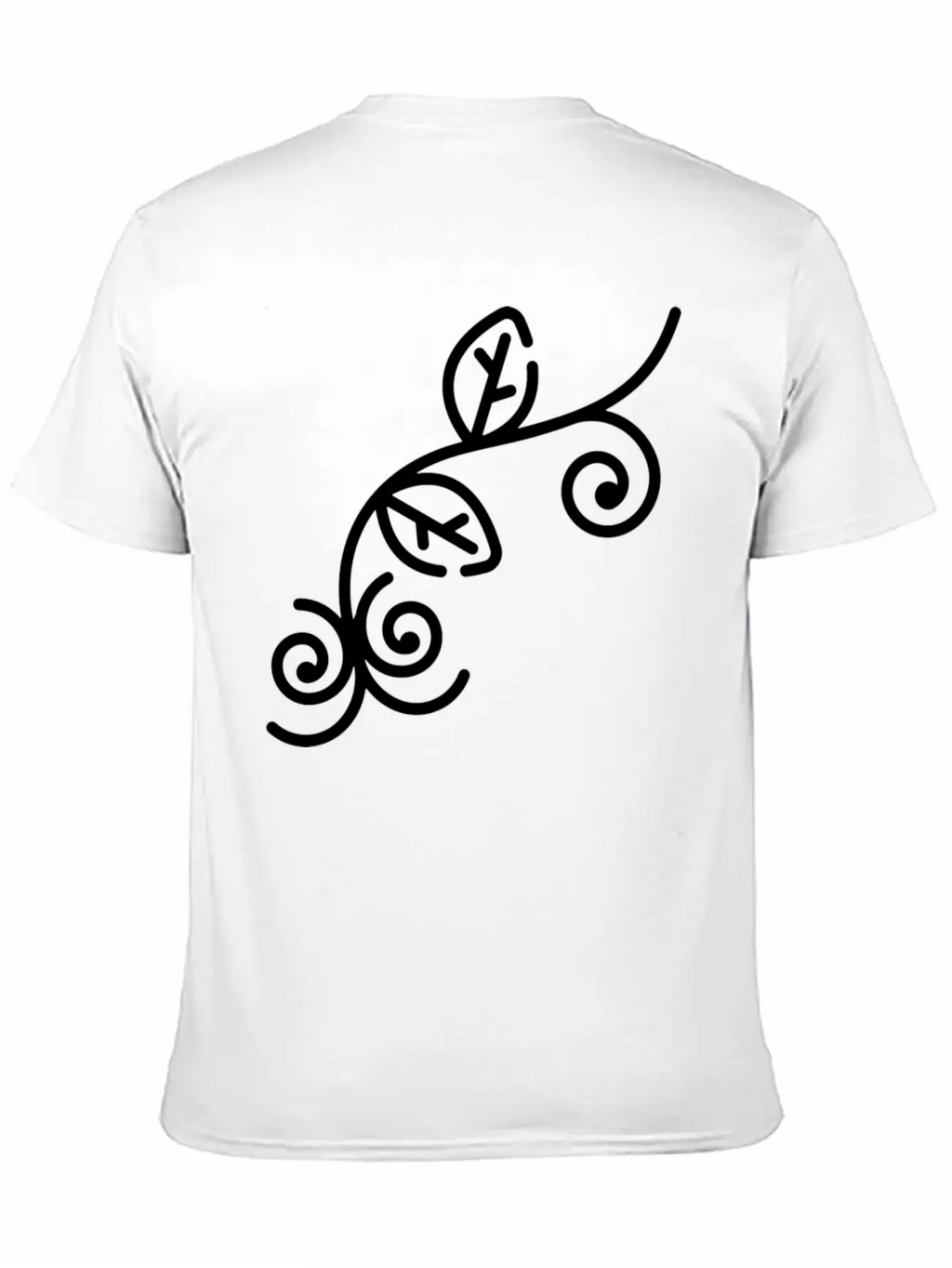 Floral Illustration Unisex Casual T-Shirt – Clean Design For Daily Comfort
