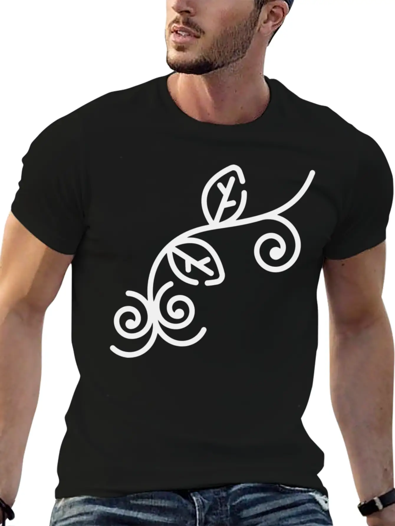 Floral Illustration Unisex Casual T-Shirt – Clean Design For Daily Comfort
