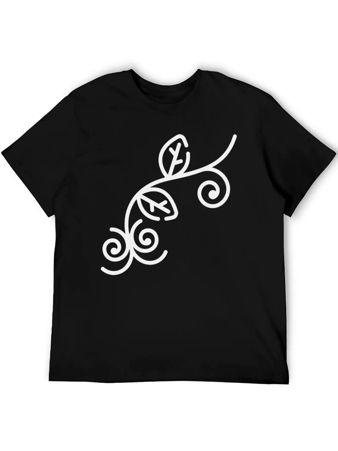 Floral Illustration Unisex Casual T-Shirt – Clean Design For Daily Comfort