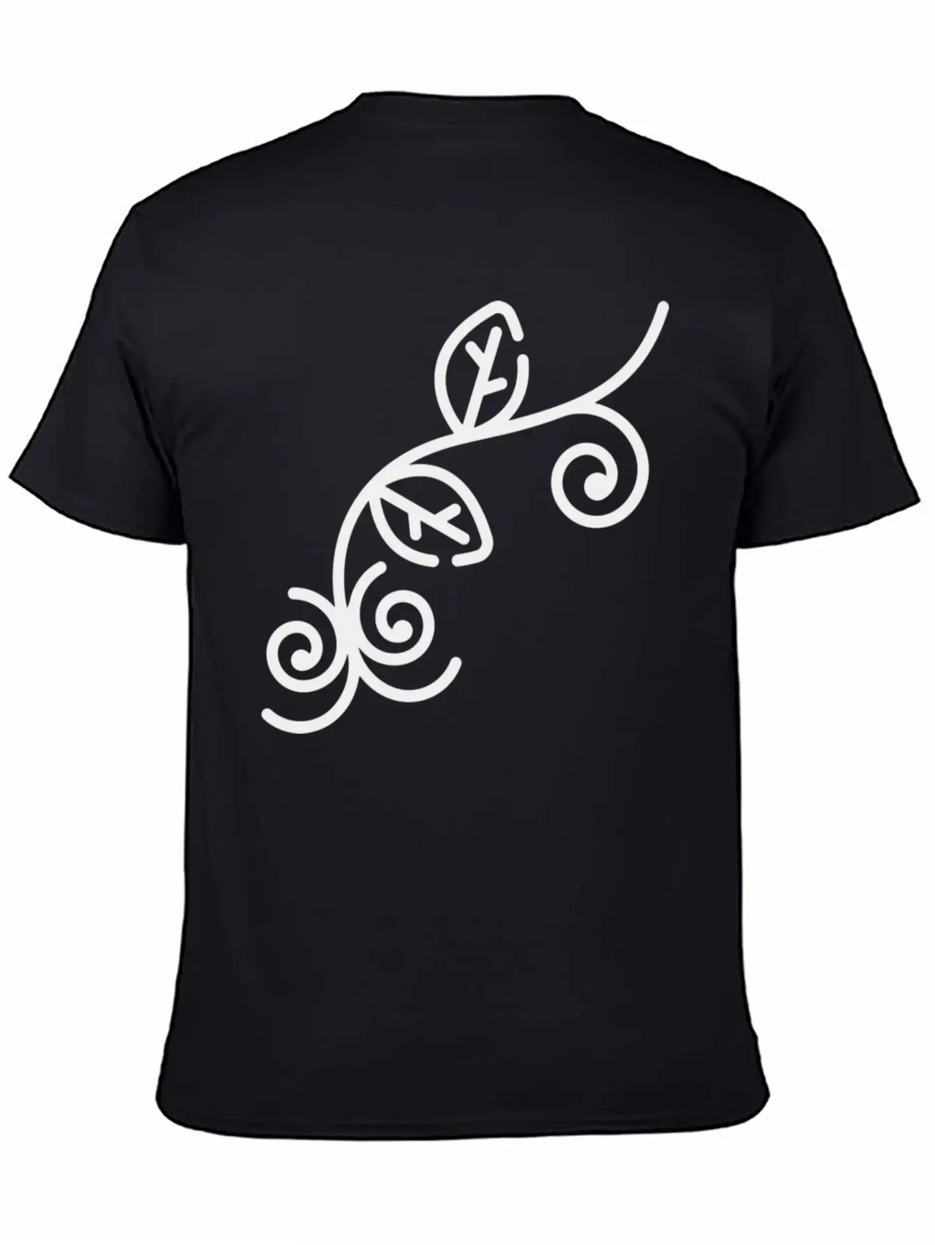 Floral Illustration Unisex Casual T-Shirt – Clean Design For Daily Comfort