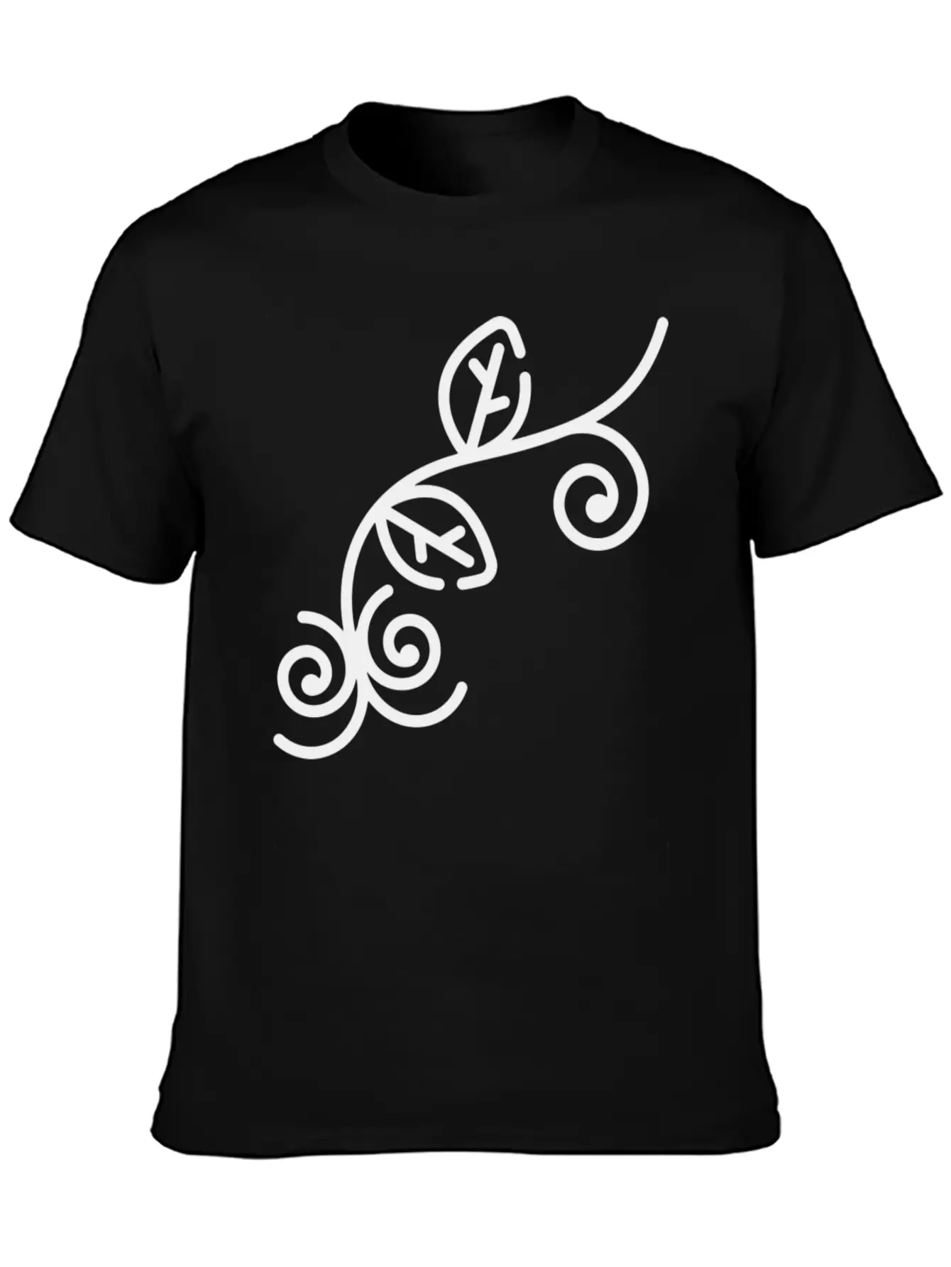Floral Illustration Unisex Casual T-Shirt – Clean Design For Daily Comfort