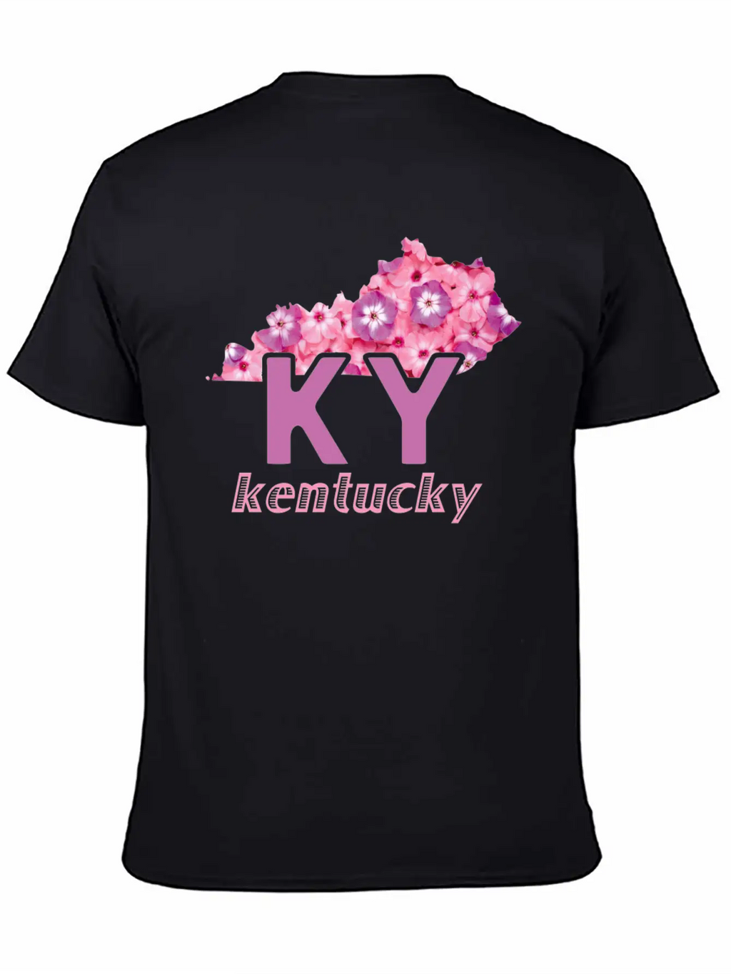 Floral Kentucky Map Stylish Everyday T-Shirt – Unisex Basic Cotton Tee
