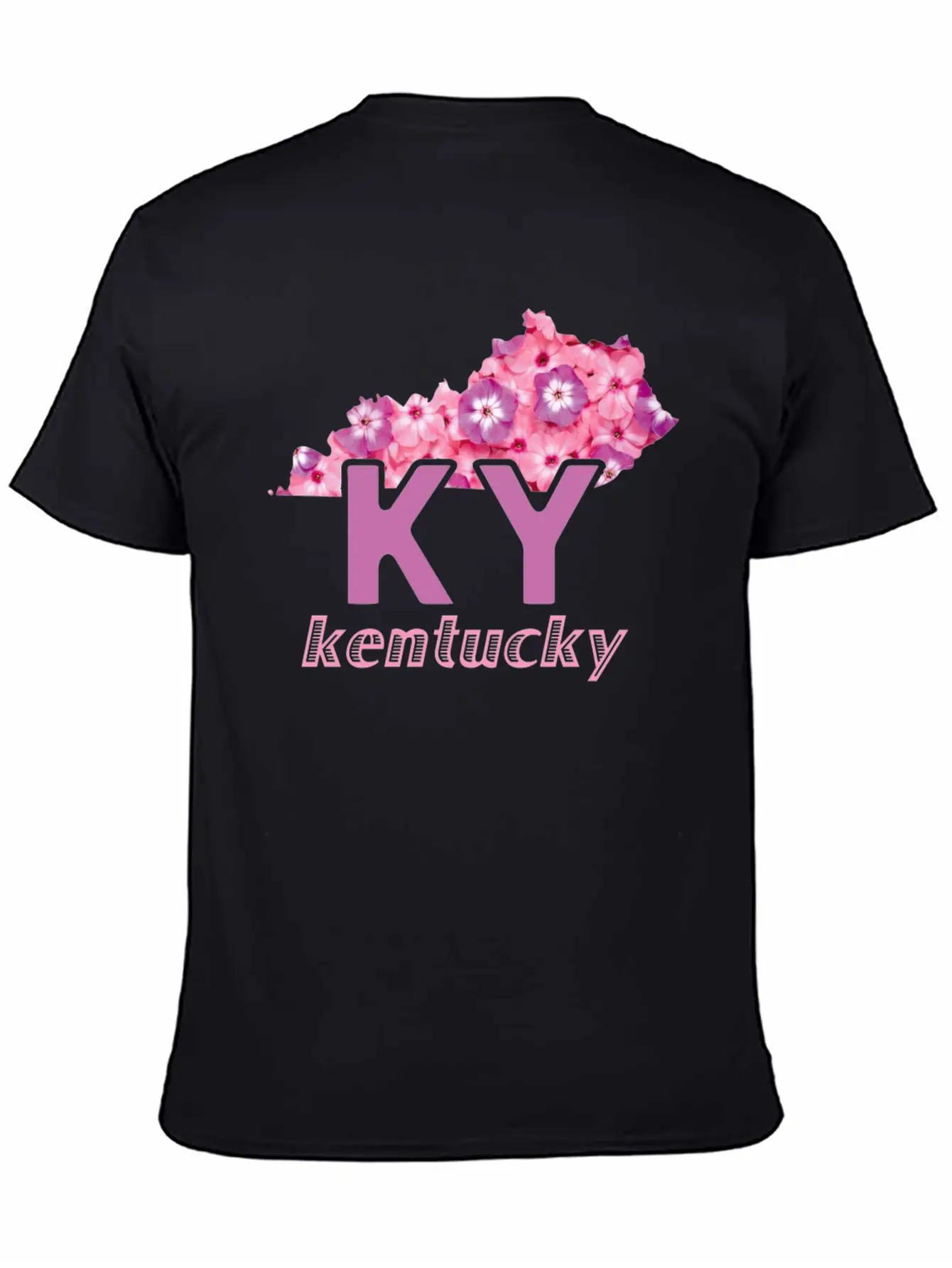 Floral Kentucky Map Stylish Everyday T-Shirt – Unisex Basic Cotton Tee