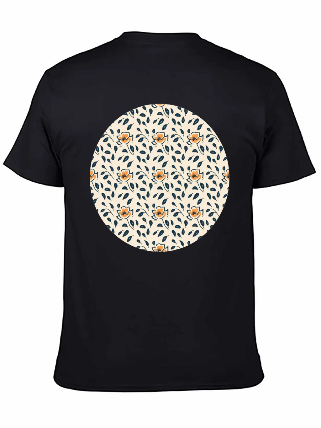 Floral Pattern No.4 Breathable Soft Cotton T-Shirt – Timeless Casual Look