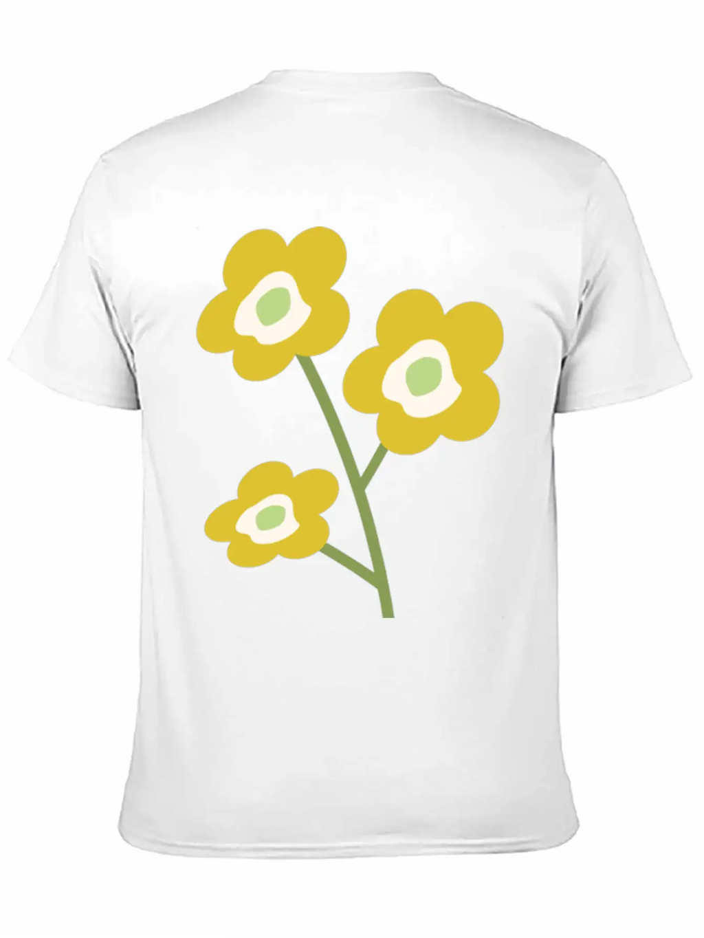 Floral Unisex Casual T-Shirt – Clean Design For Daily Comfort