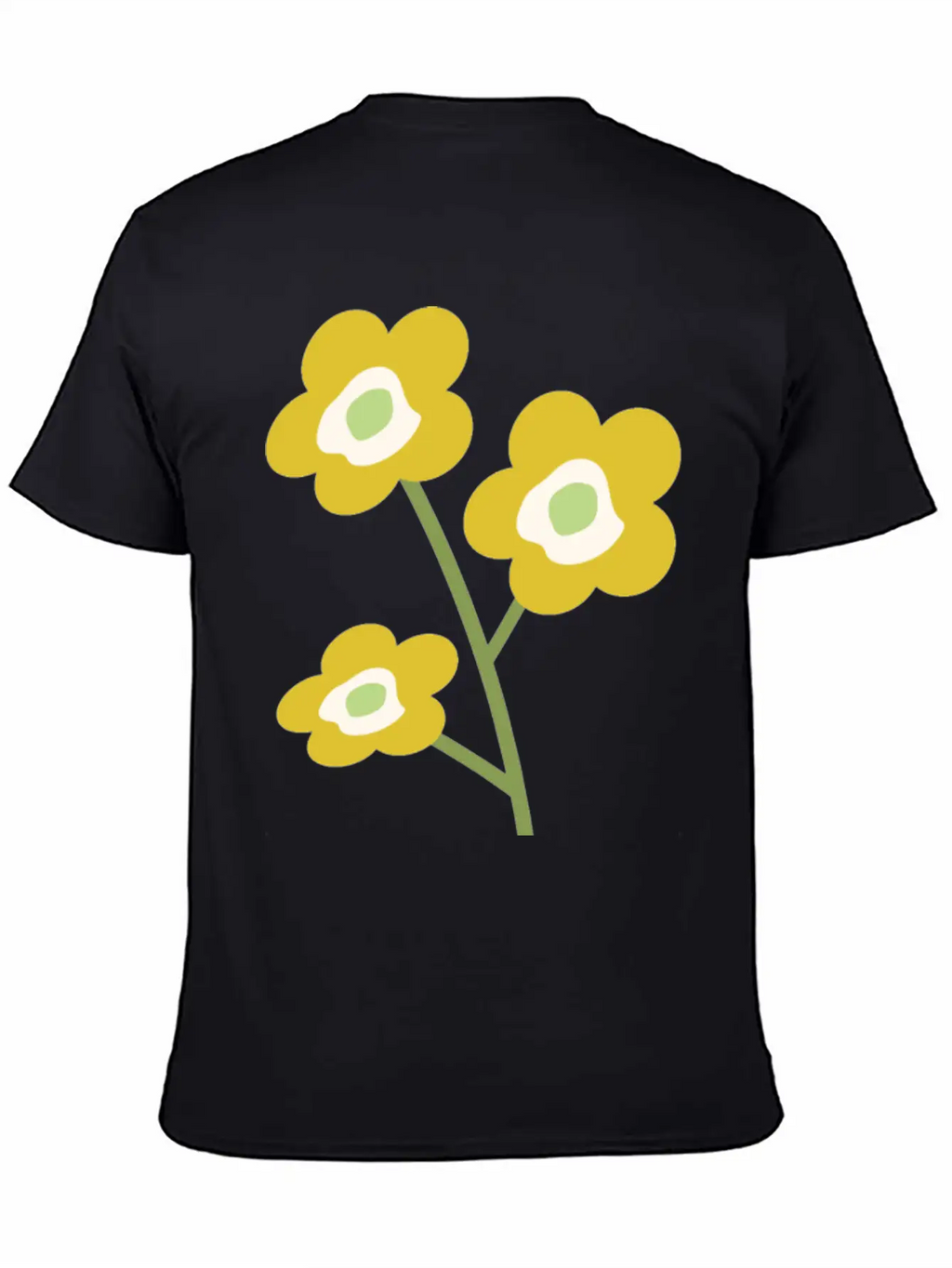 Floral Unisex Casual T-Shirt – Clean Design For Daily Comfort