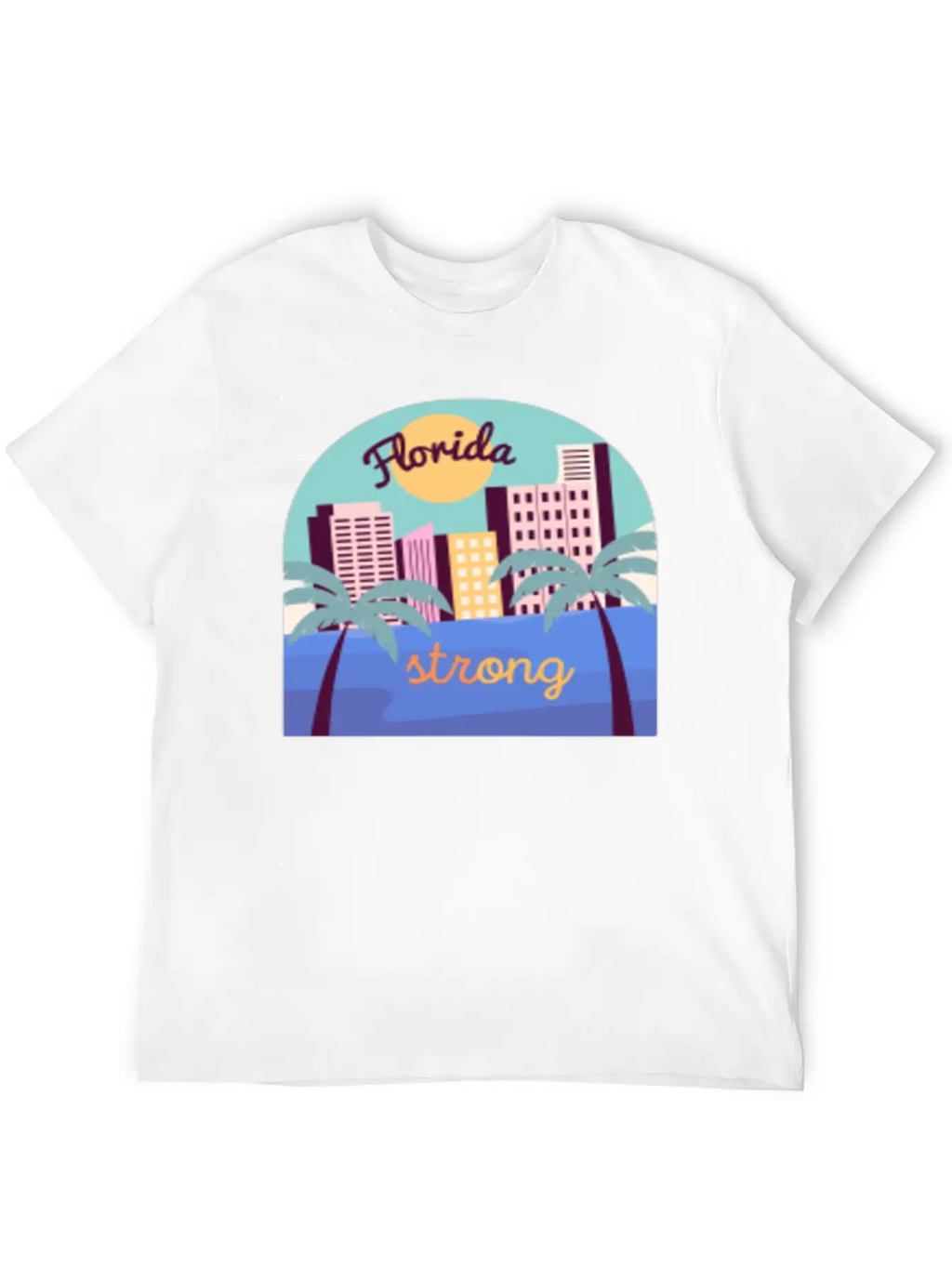Florida Strong Breathable Soft Cotton T-Shirt – Timeless Casual Look