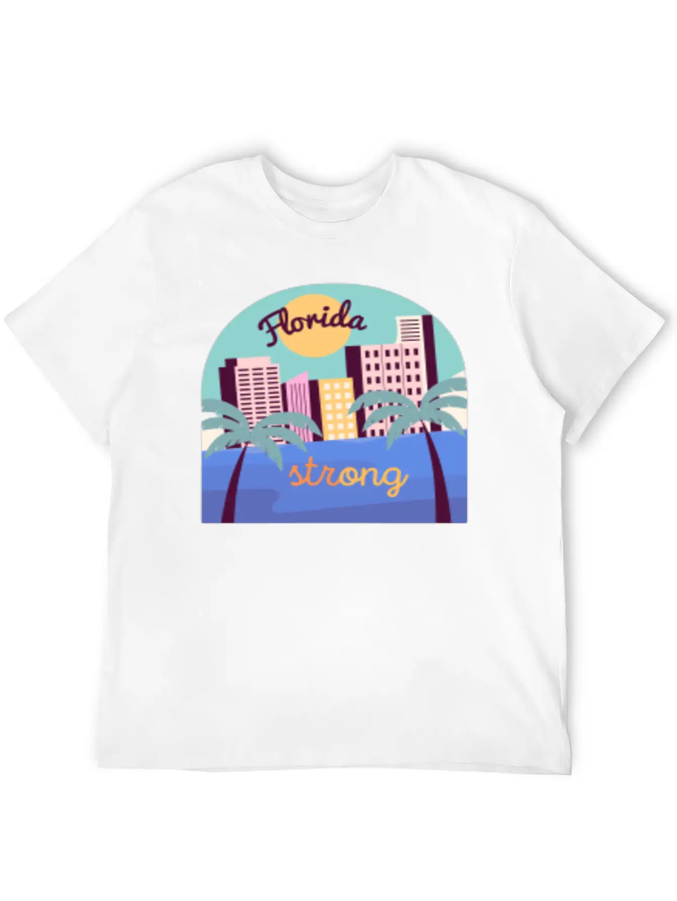 Florida Strong Breathable Soft Cotton T-Shirt – Timeless Casual Look