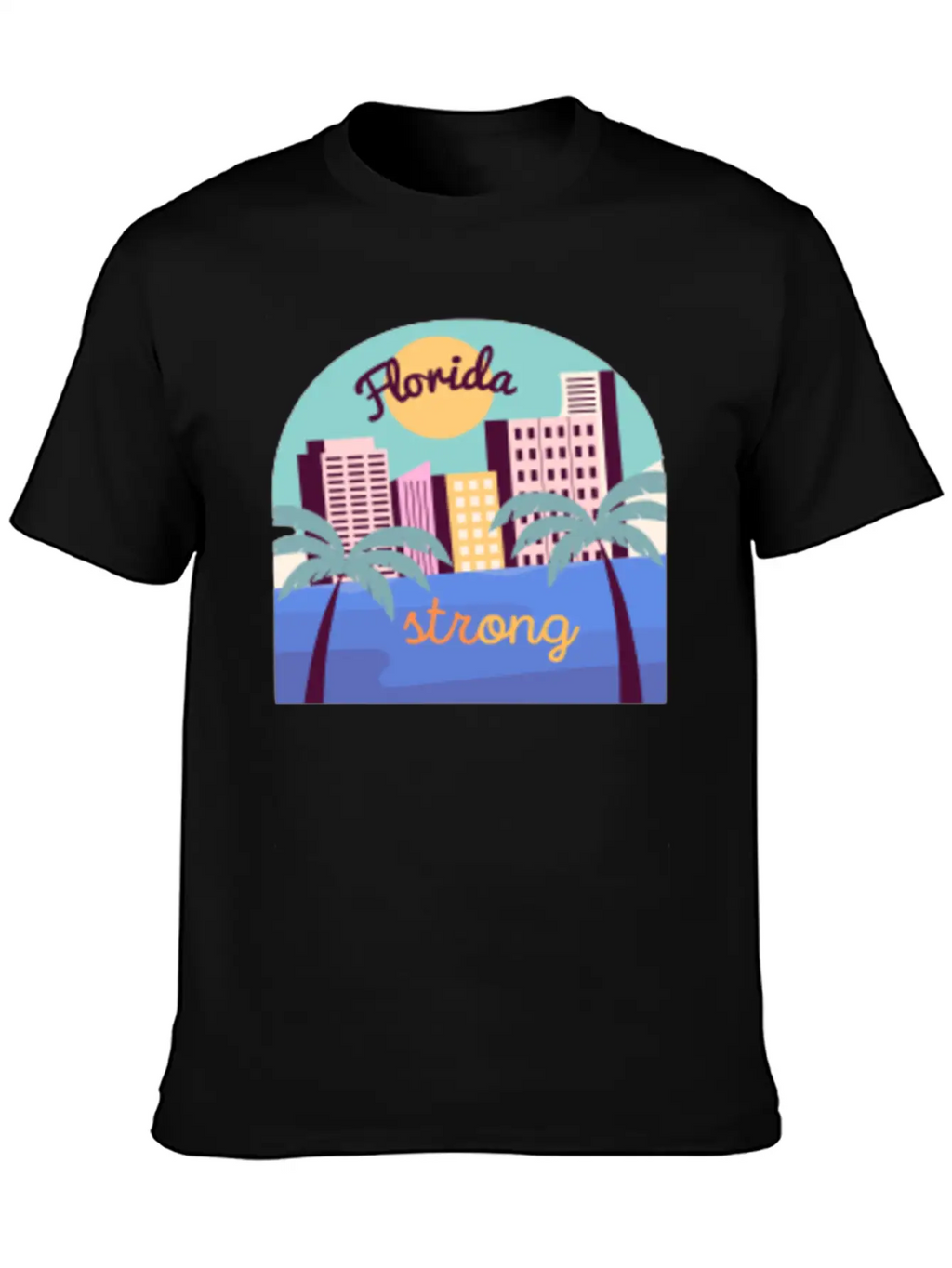 Florida Strong Breathable Soft Cotton T-Shirt – Timeless Casual Look