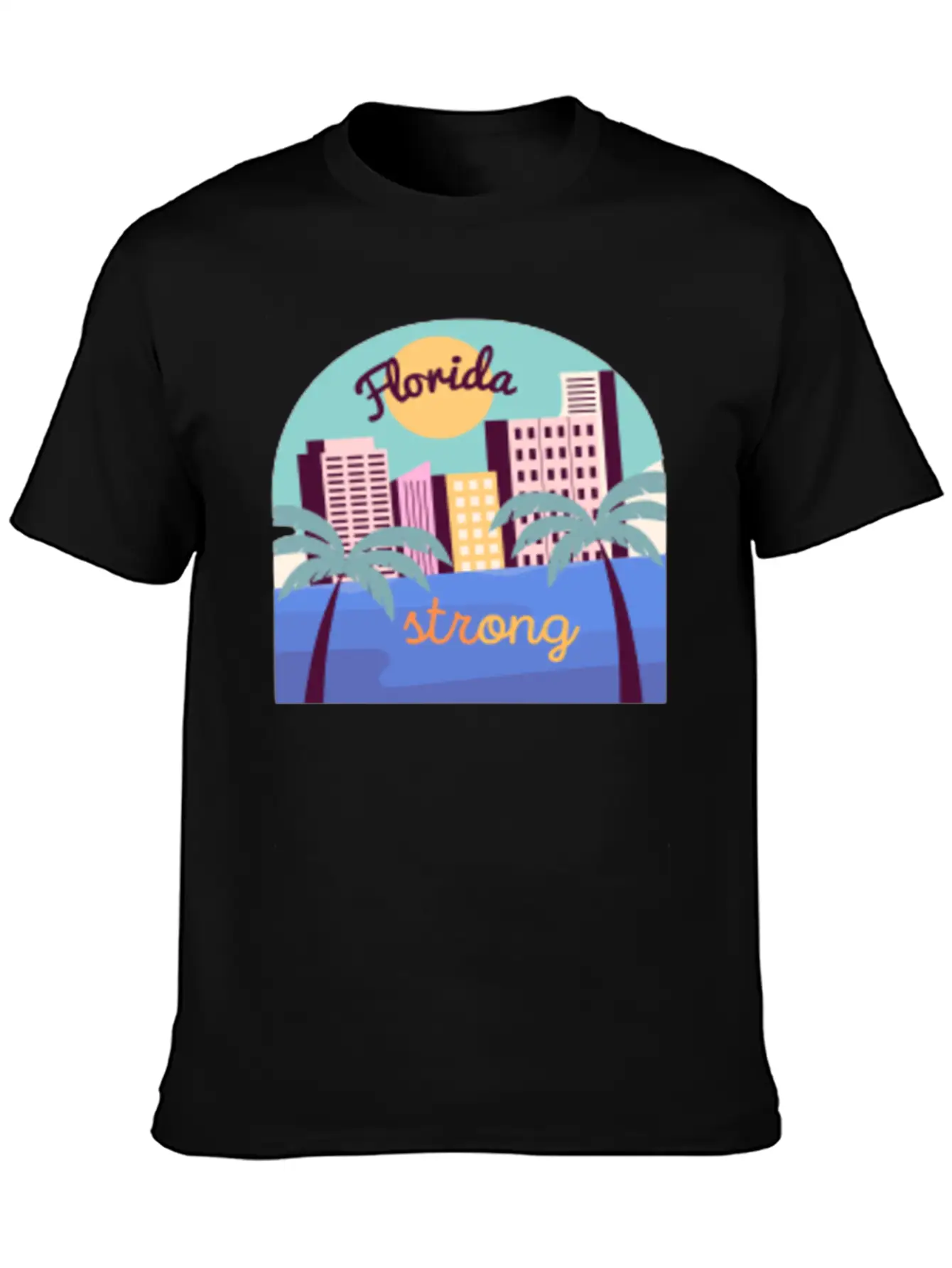 Florida Strong Breathable Soft Cotton T-Shirt – Timeless Casual Look