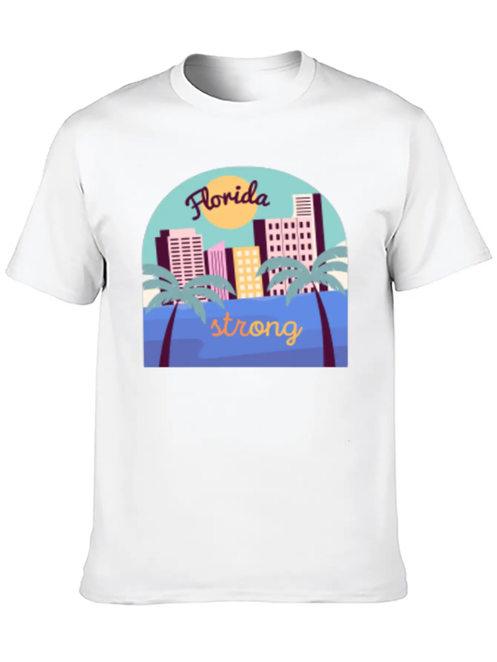 Florida Strong Breathable Soft Cotton T-Shirt – Timeless Casual Look