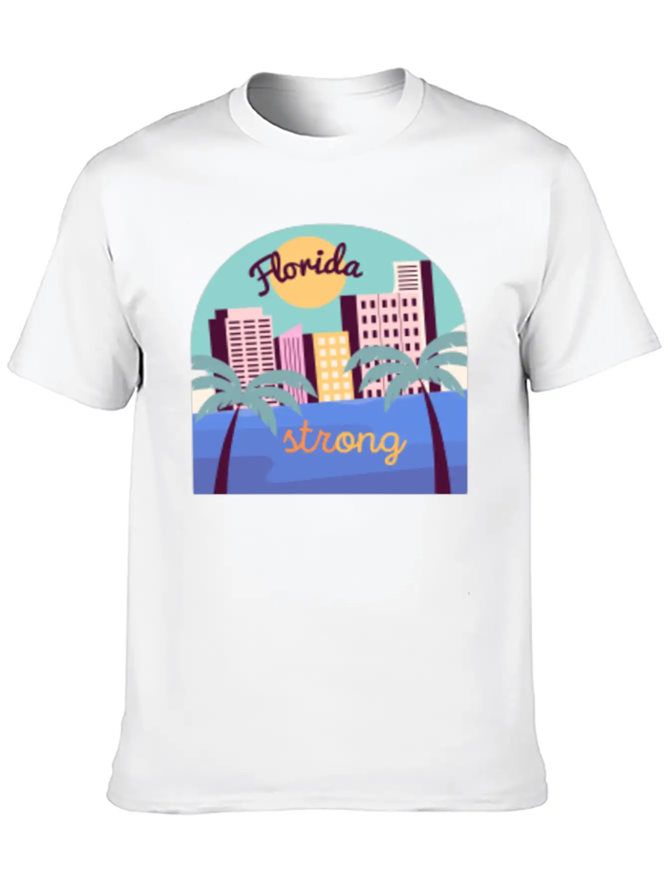 Florida Strong Breathable Soft Cotton T-Shirt – Timeless Casual Look