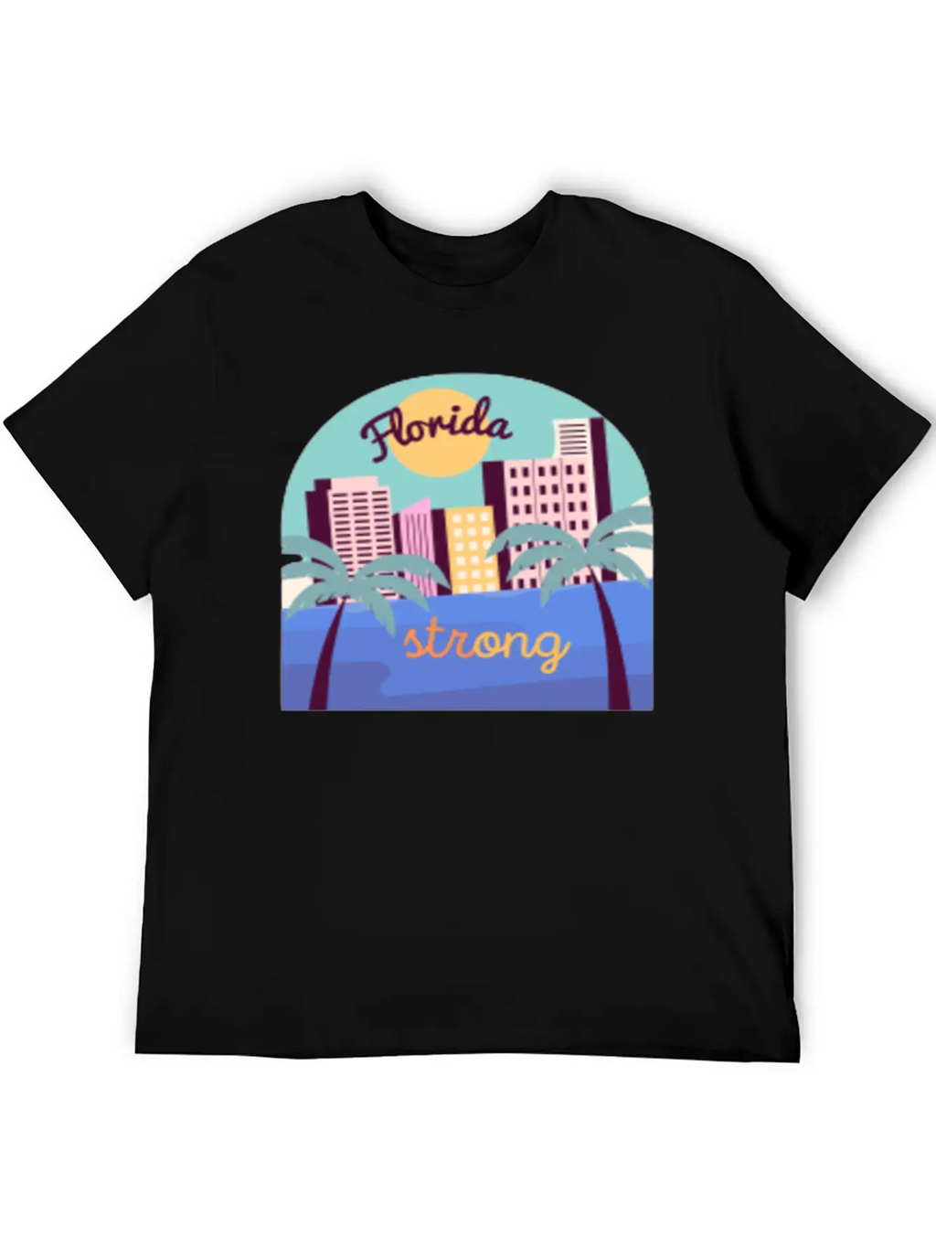 Florida Strong Breathable Soft Cotton T-Shirt – Timeless Casual Look