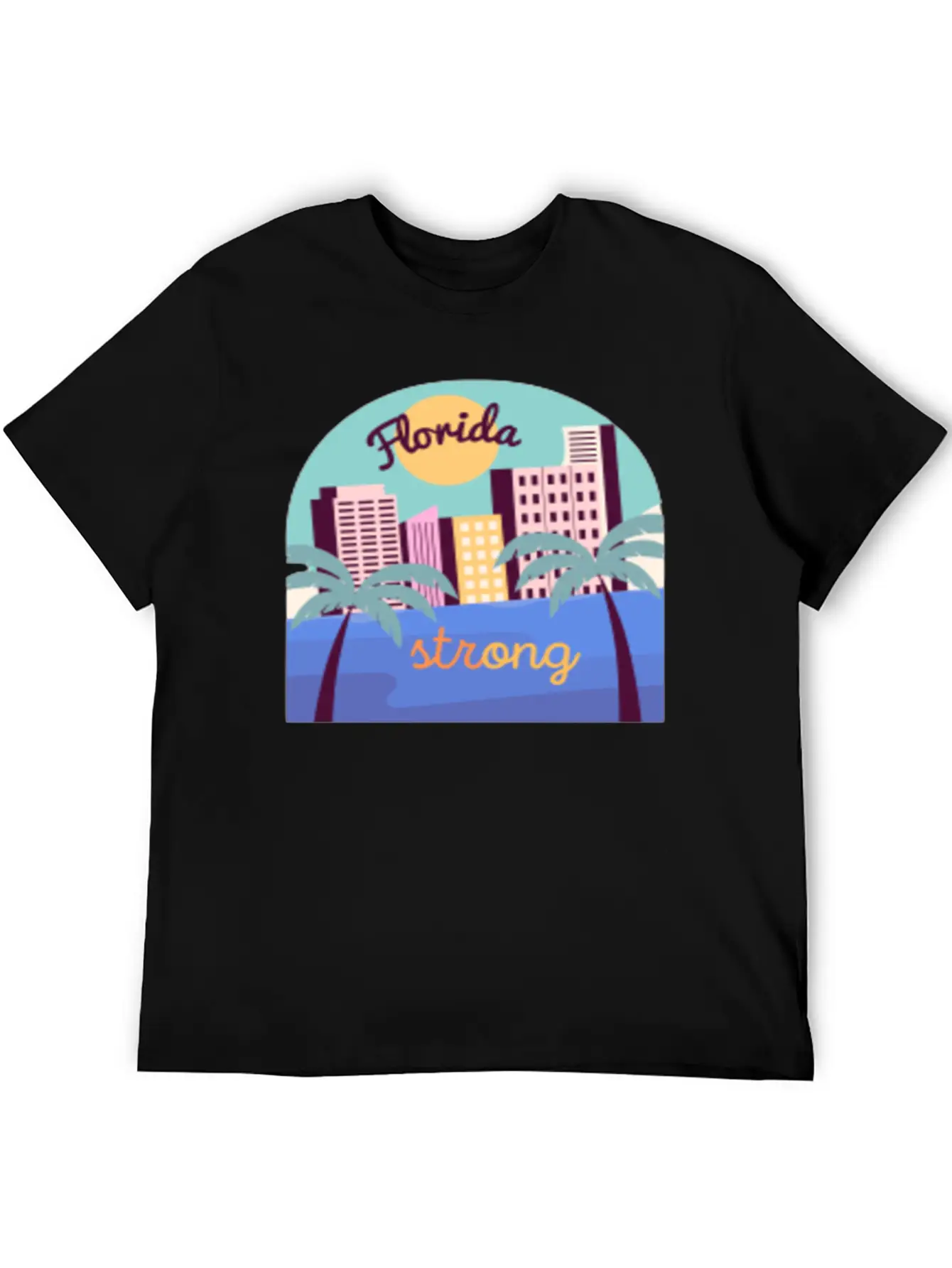 Florida Strong Breathable Soft Cotton T-Shirt – Timeless Casual Look