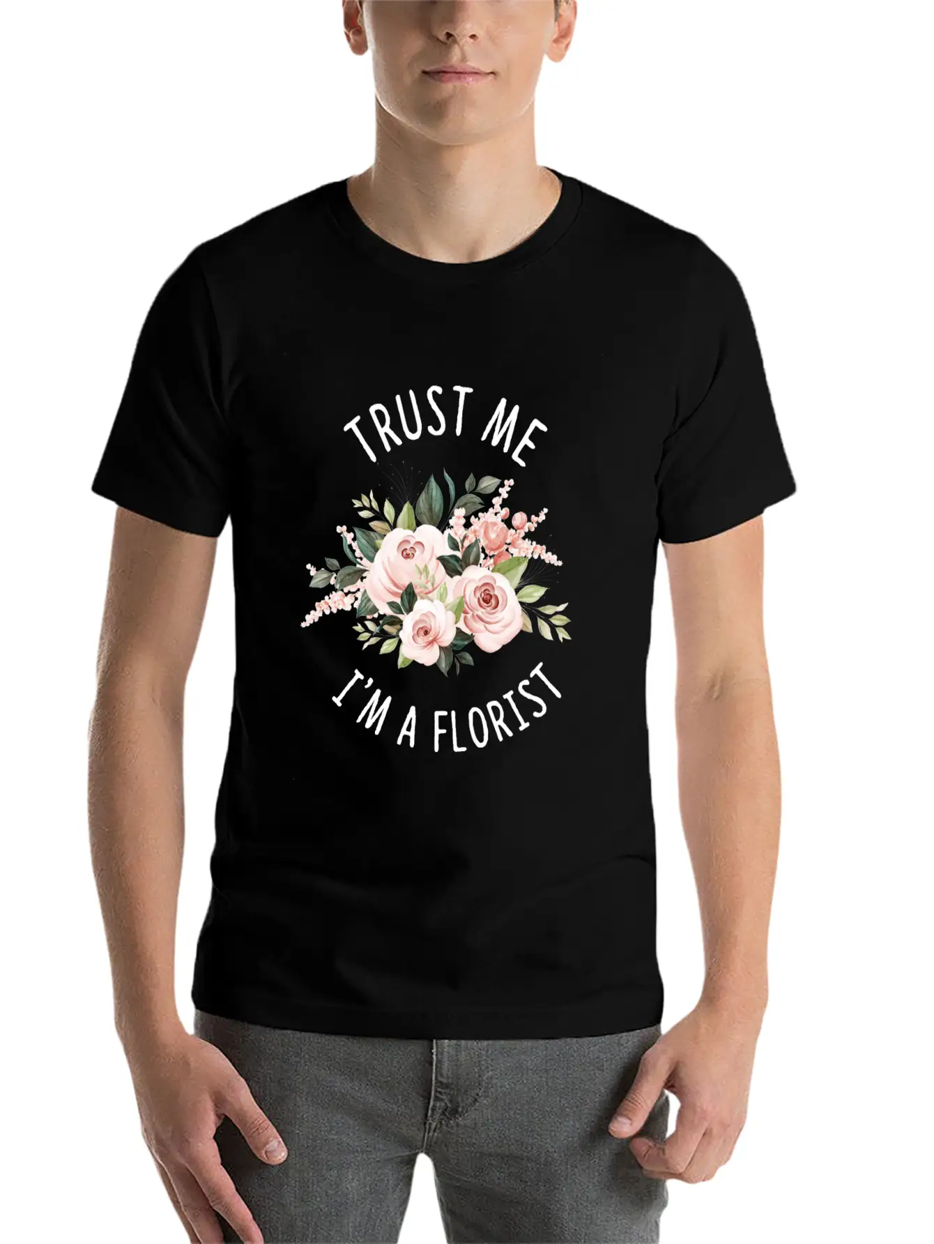 Florist Florist Flowers Flower Bouquet Breathable Soft Cotton T-Shirt – Timeless Casual Look