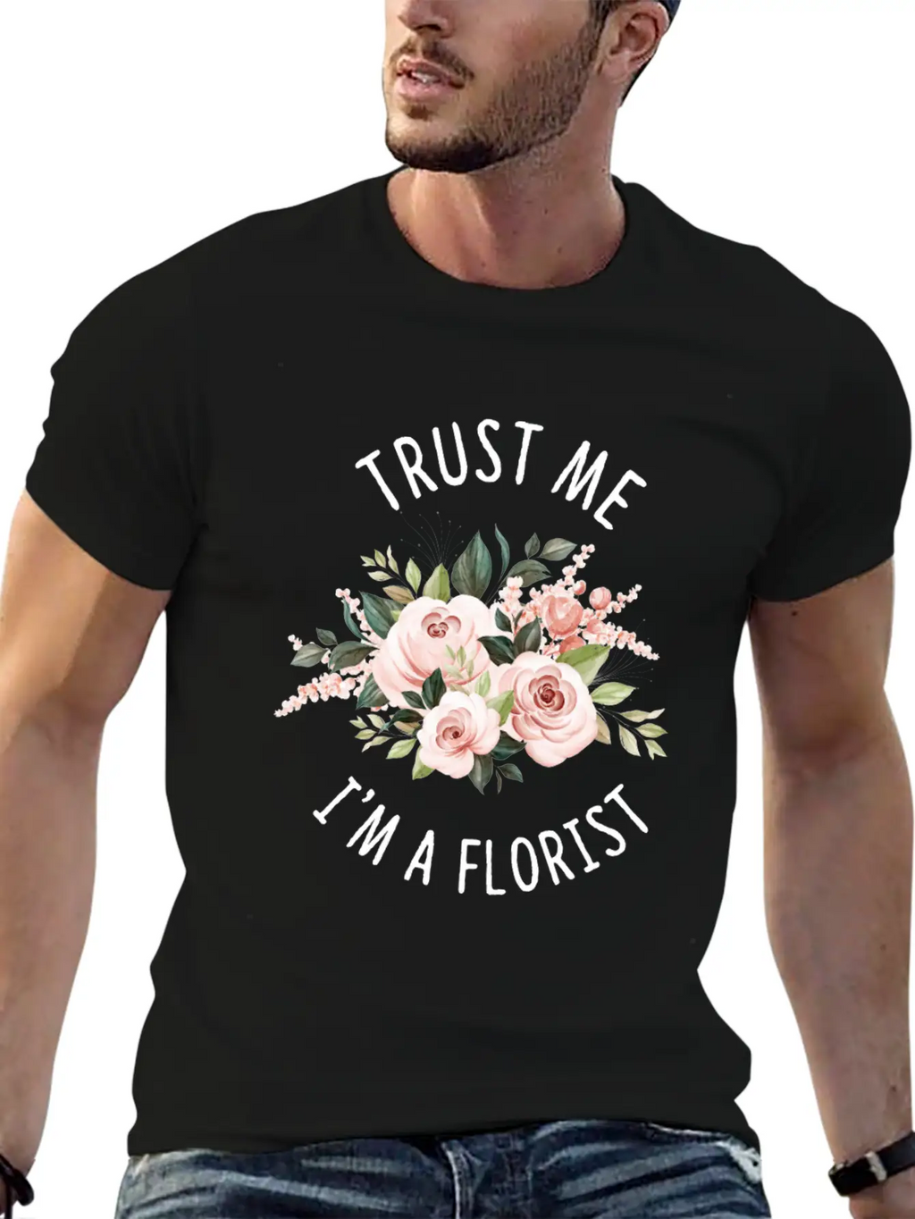 Florist Florist Flowers Flower Bouquet Breathable Soft Cotton T-Shirt – Timeless Casual Look