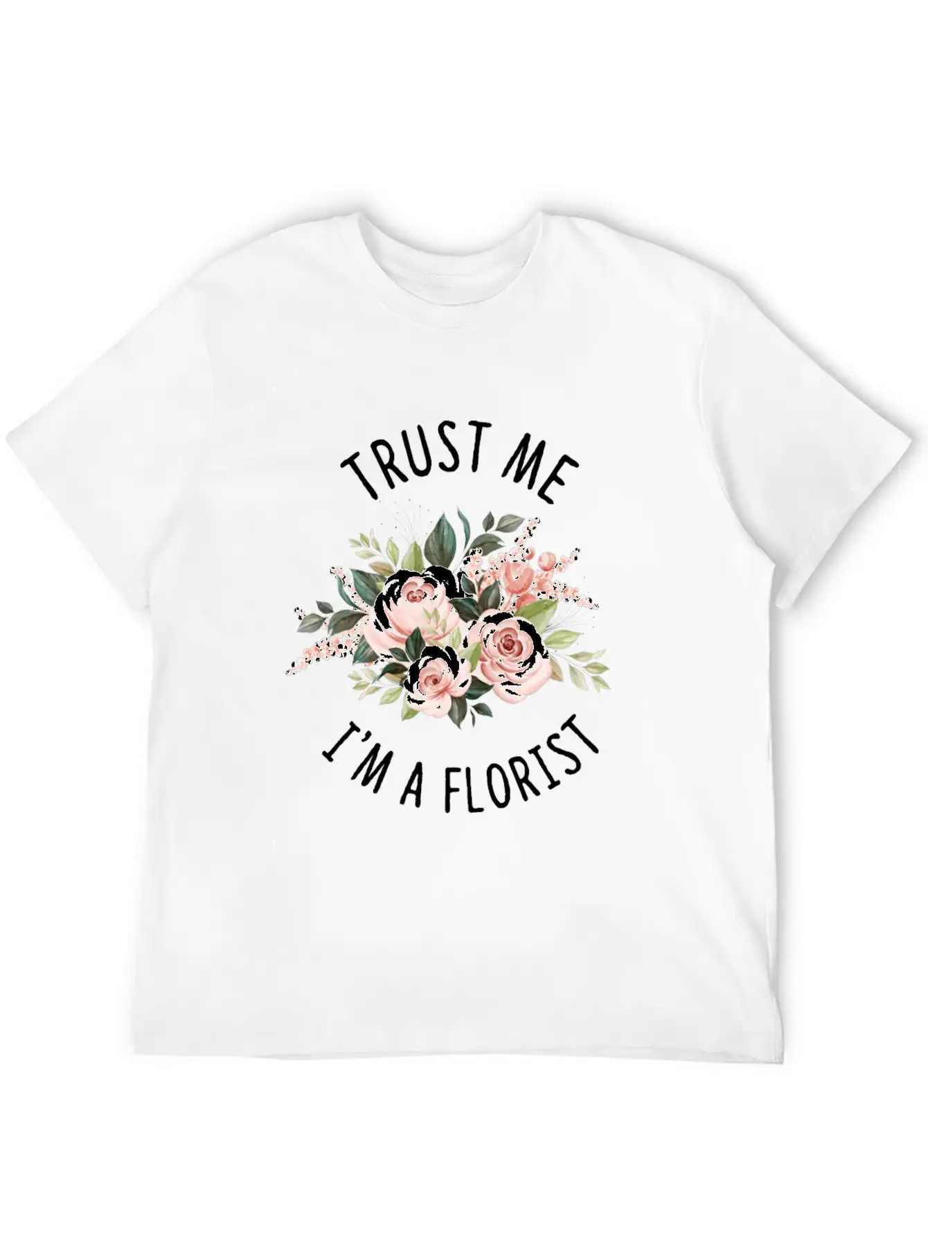 Florist Florist Flowers Flower Bouquet Breathable Soft Cotton T-Shirt – Timeless Casual Look