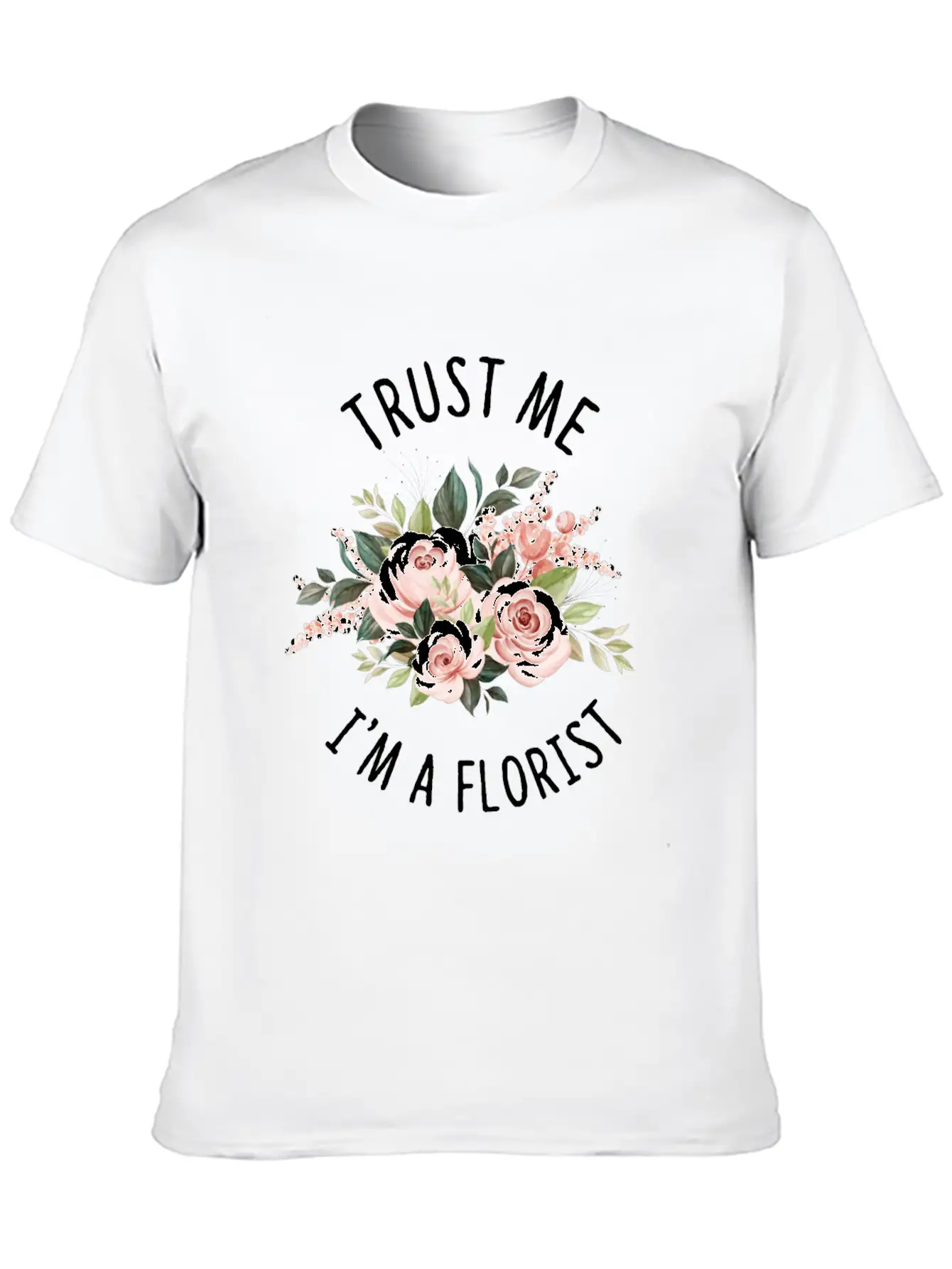 Florist Florist Flowers Flower Bouquet Breathable Soft Cotton T-Shirt – Timeless Casual Look