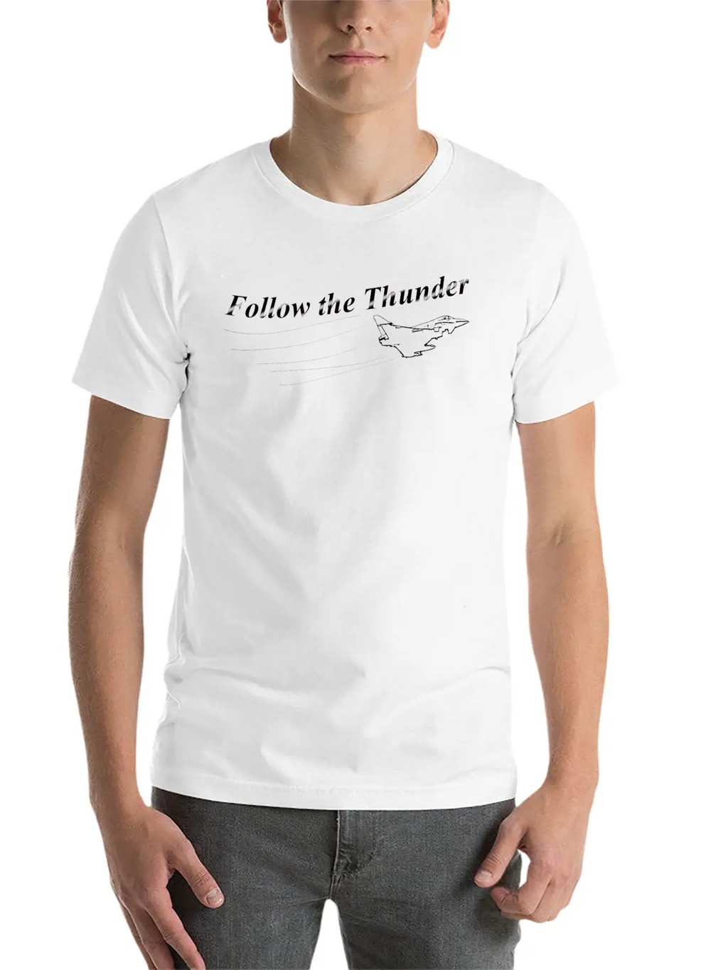 Flow The Thunder Unisex Casual T-Shirt – Clean Design For Daily Comfort