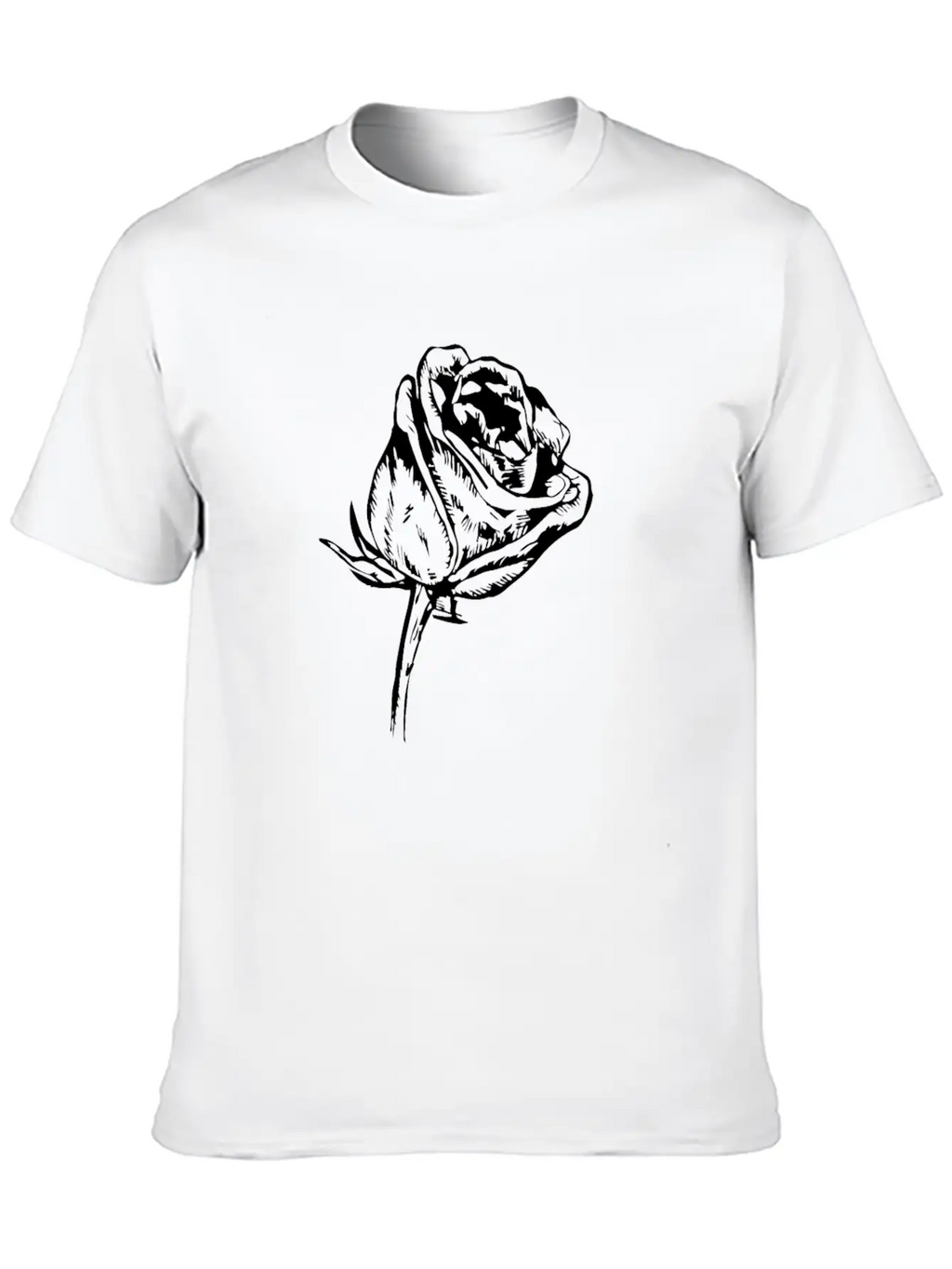 Flower And Floral Symbol Unisex Casual T-Shirt – Clean Design For Daily Comfort