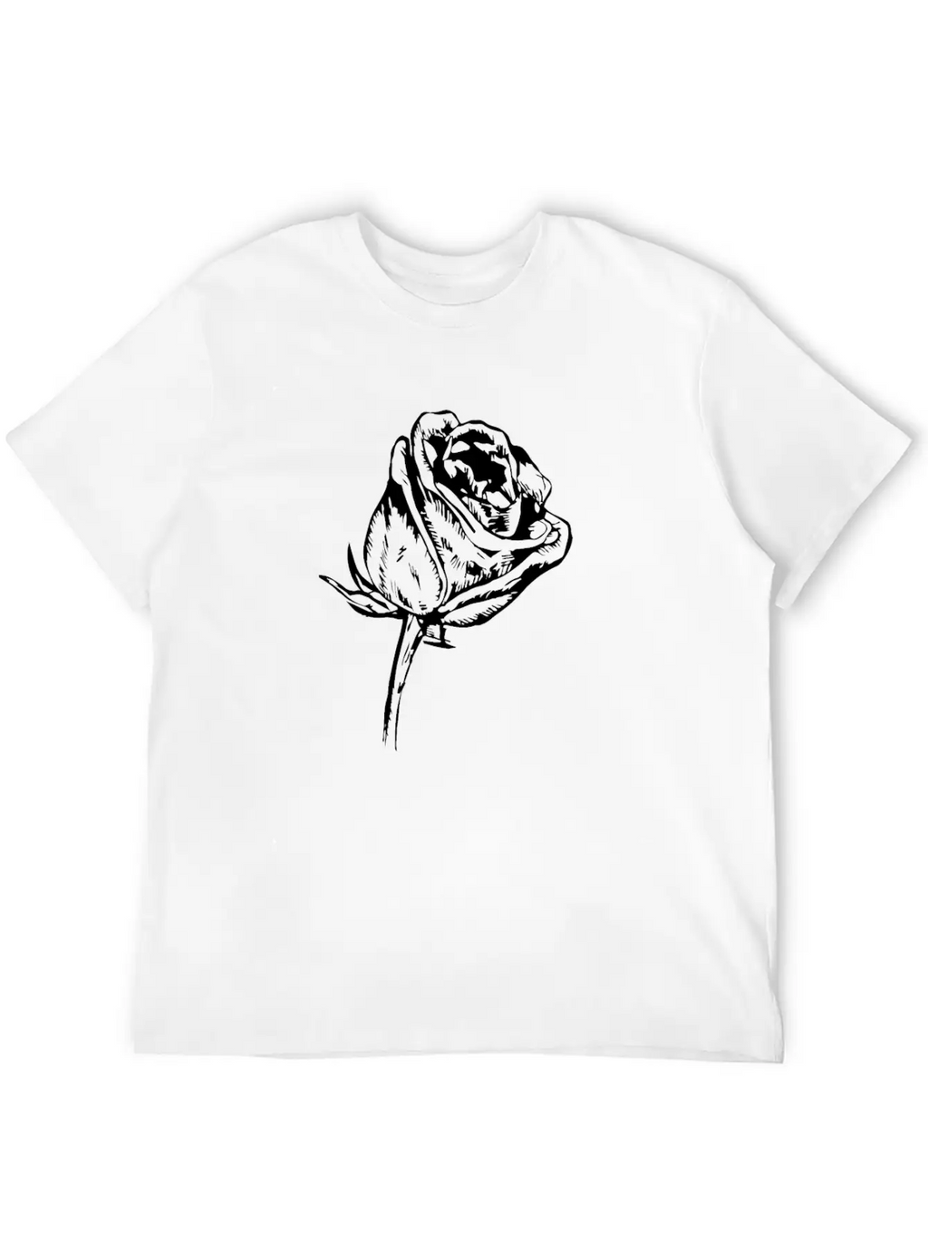 Flower And Floral Symbol Unisex Casual T-Shirt – Clean Design For Daily Comfort