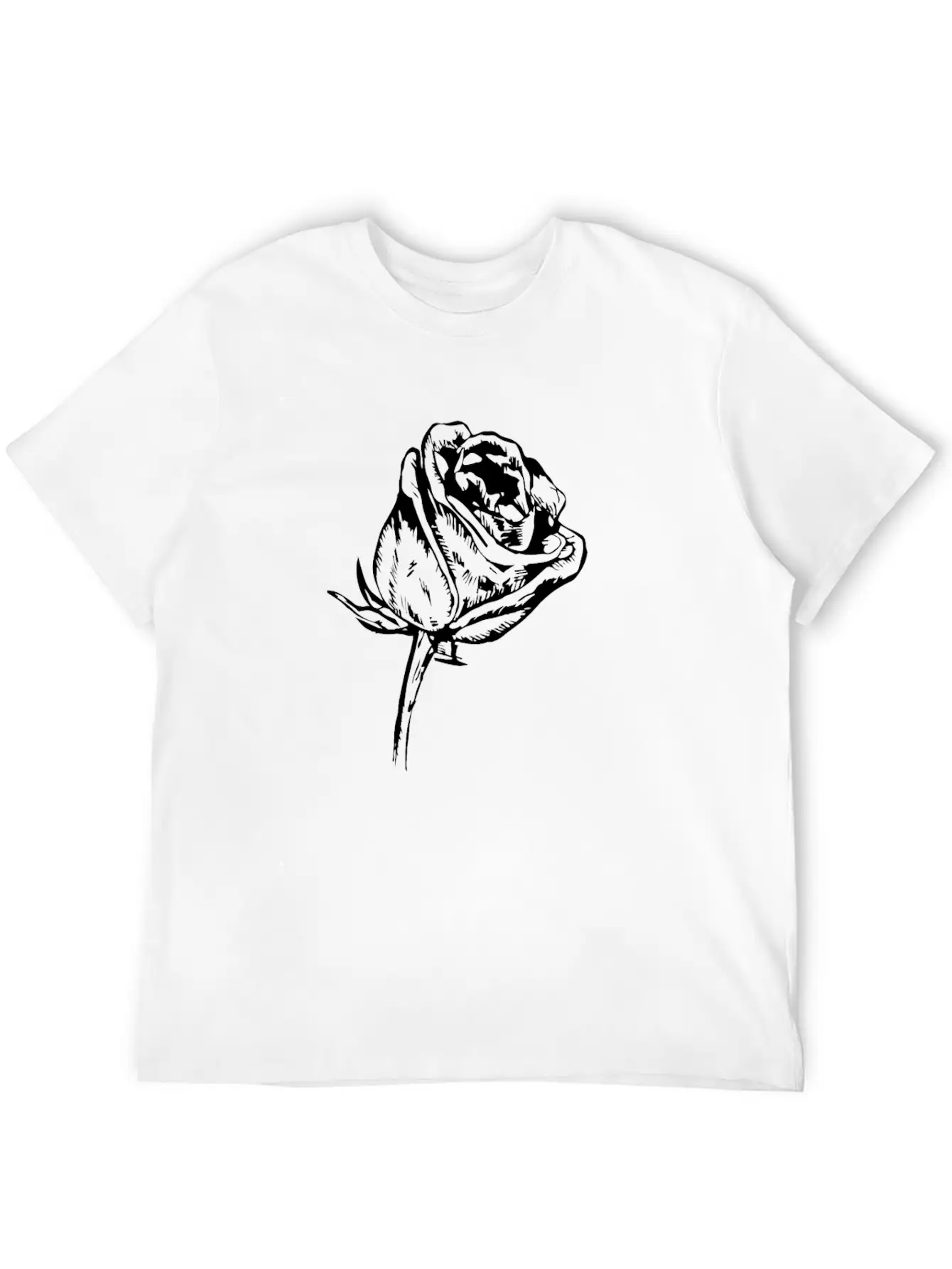 Flower And Floral Symbol Unisex Casual T-Shirt – Clean Design For Daily Comfort