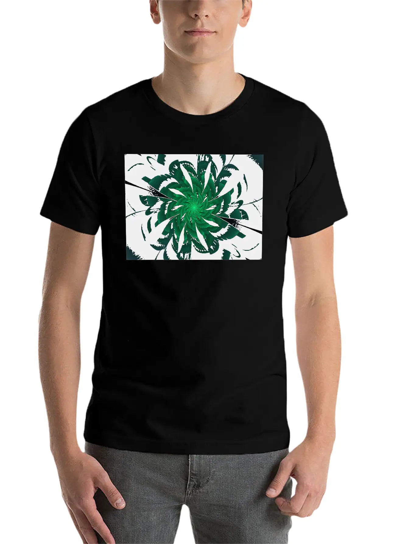 Flower Breathable Soft Cotton T-Shirt – Timeless Casual Look