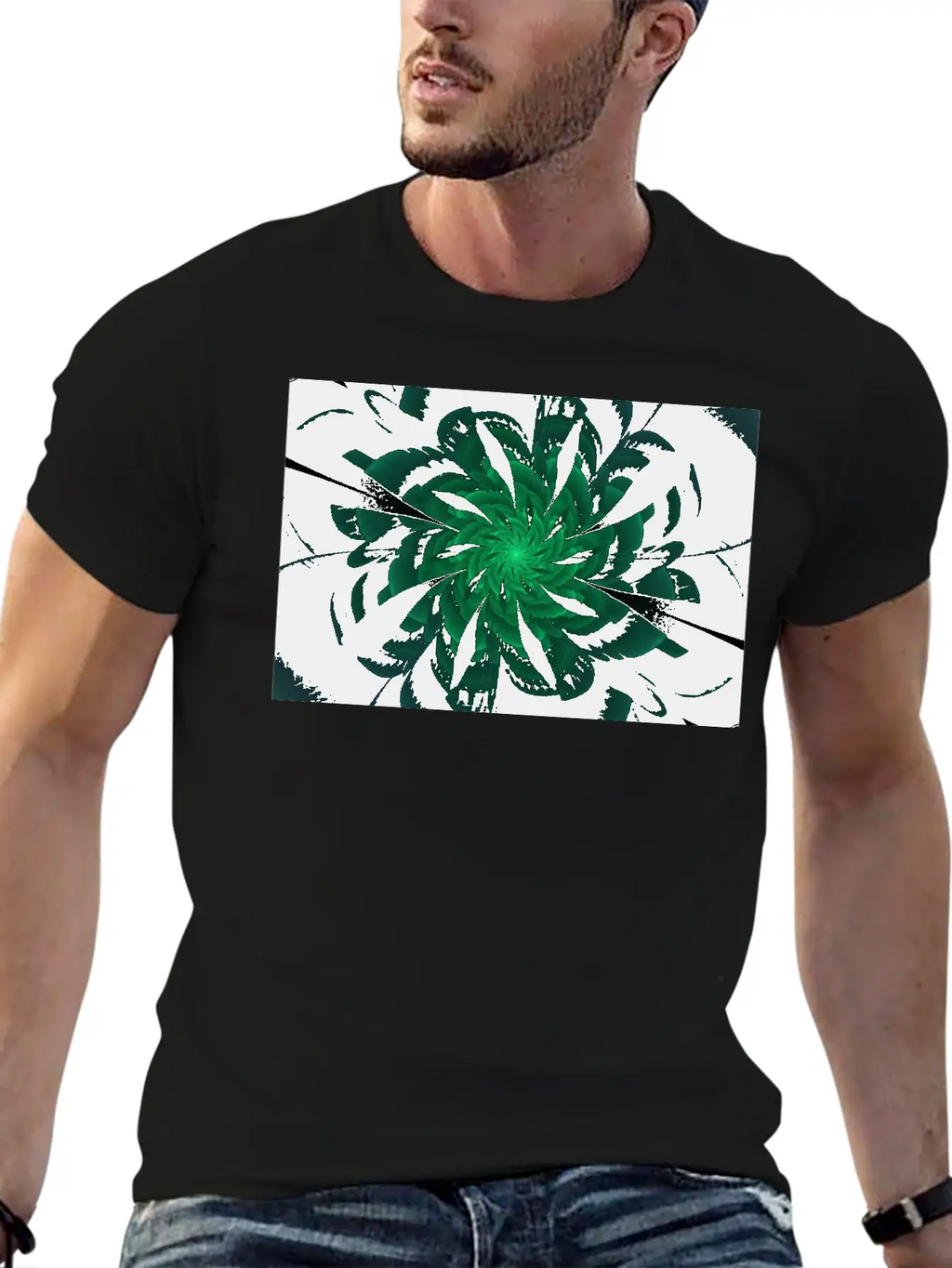 Flower Breathable Soft Cotton T-Shirt – Timeless Casual Look