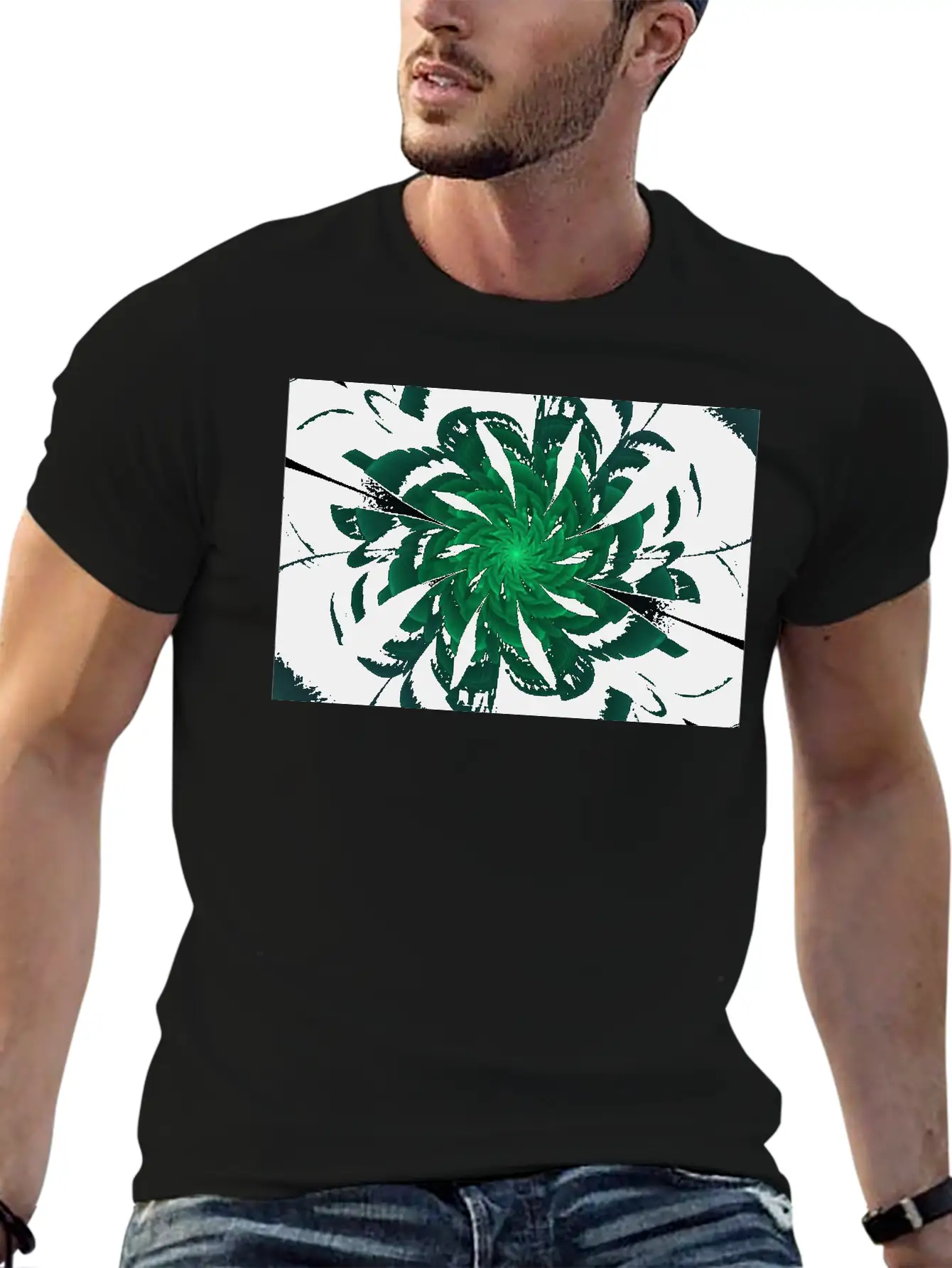 Flower Breathable Soft Cotton T-Shirt – Timeless Casual Look