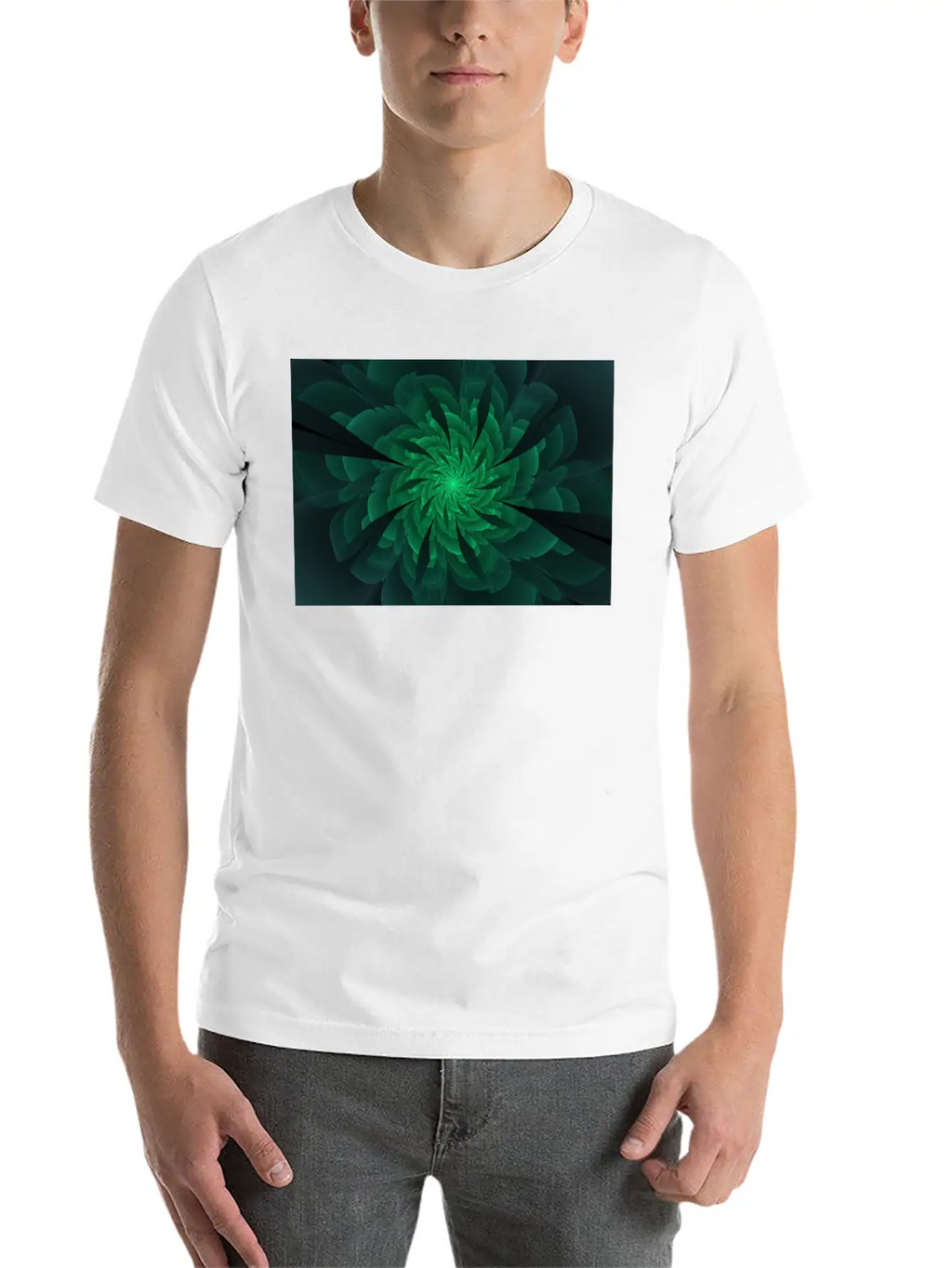 Flower Breathable Soft Cotton T-Shirt – Timeless Casual Look
