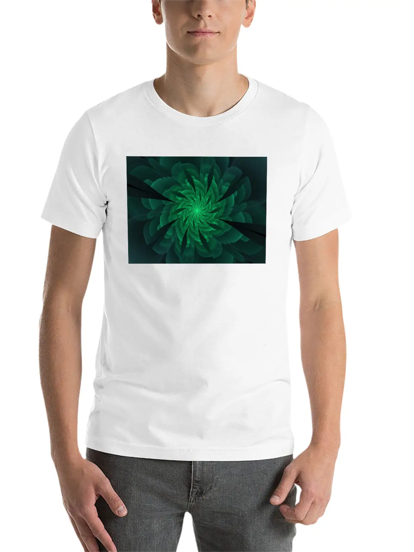 Flower Breathable Soft Cotton T-Shirt – Timeless Casual Look