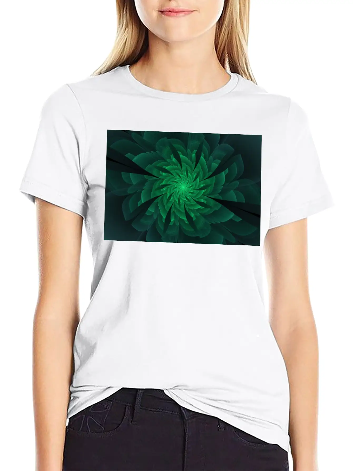 Flower Breathable Soft Cotton T-Shirt – Timeless Casual Look