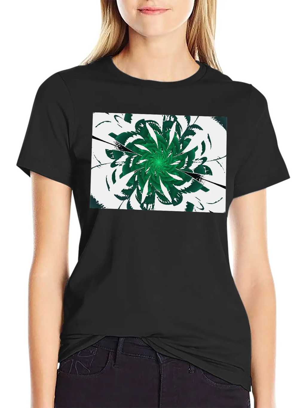 Flower Breathable Soft Cotton T-Shirt – Timeless Casual Look