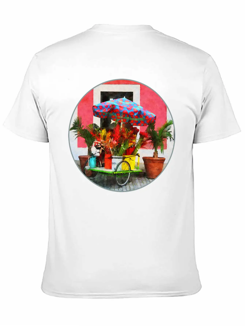 Flower Cart San Juan, Puerto Rico Unisex Casual T-Shirt – Clean Design For Daily Comfort