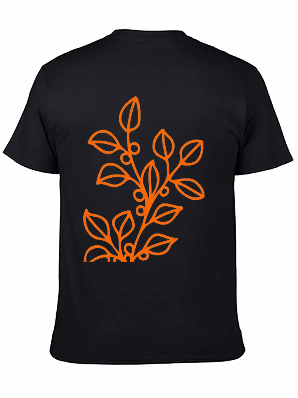 Flower Line Art Vector Classic Fit Graphic Tee For Daily Comfort – Unisex Cotton Shirt