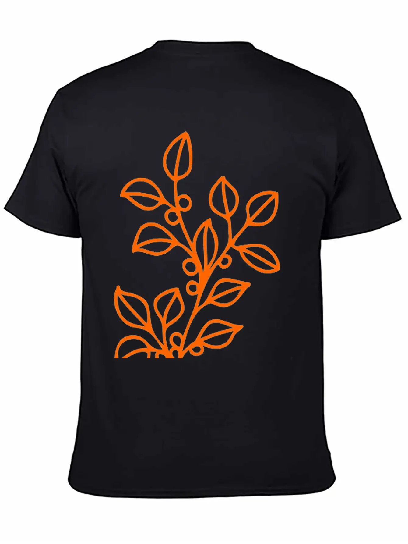 Flower Line Art Vector Classic Fit Graphic Tee For Daily Comfort – Unisex Cotton Shirt
