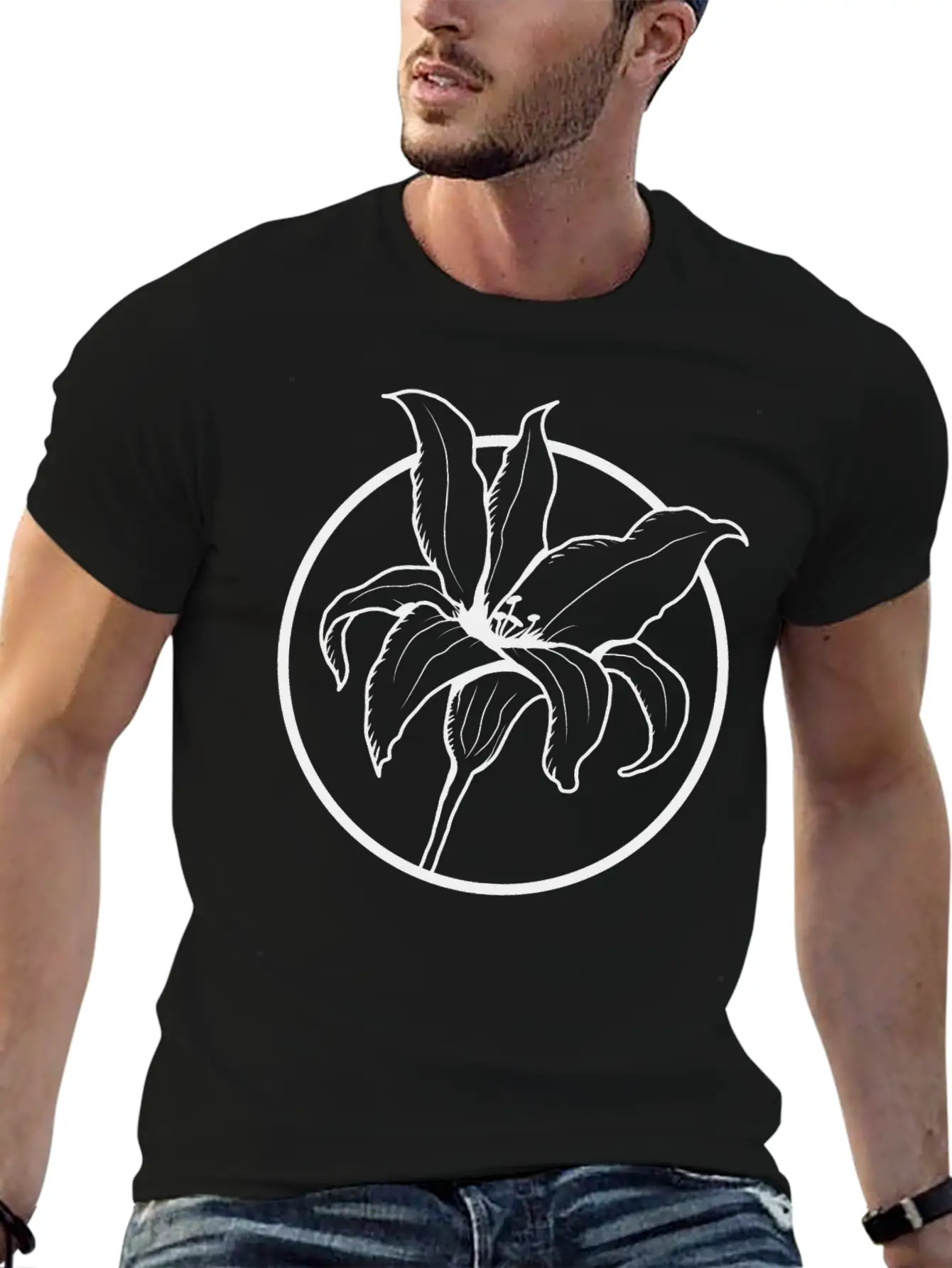 Flower Unisex Casual T-Shirt – Clean Design For Daily Comfort