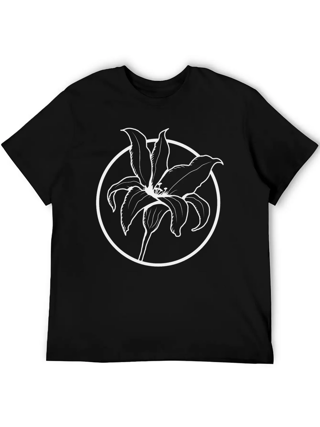 Flower Unisex Casual T-Shirt – Clean Design For Daily Comfort