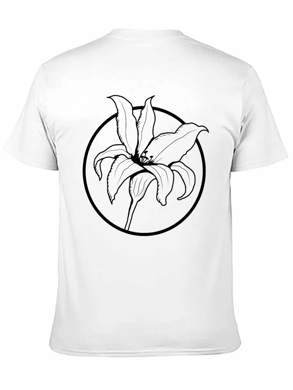 Flower Unisex Casual T-Shirt – Clean Design For Daily Comfort