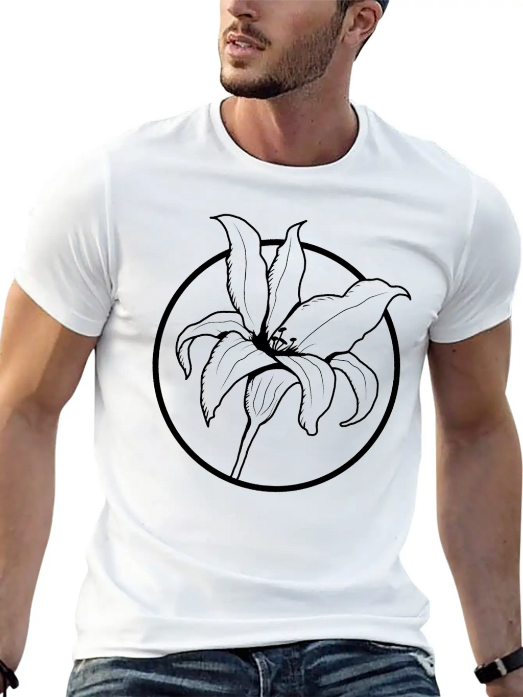 Flower Unisex Casual T-Shirt – Clean Design For Daily Comfort
