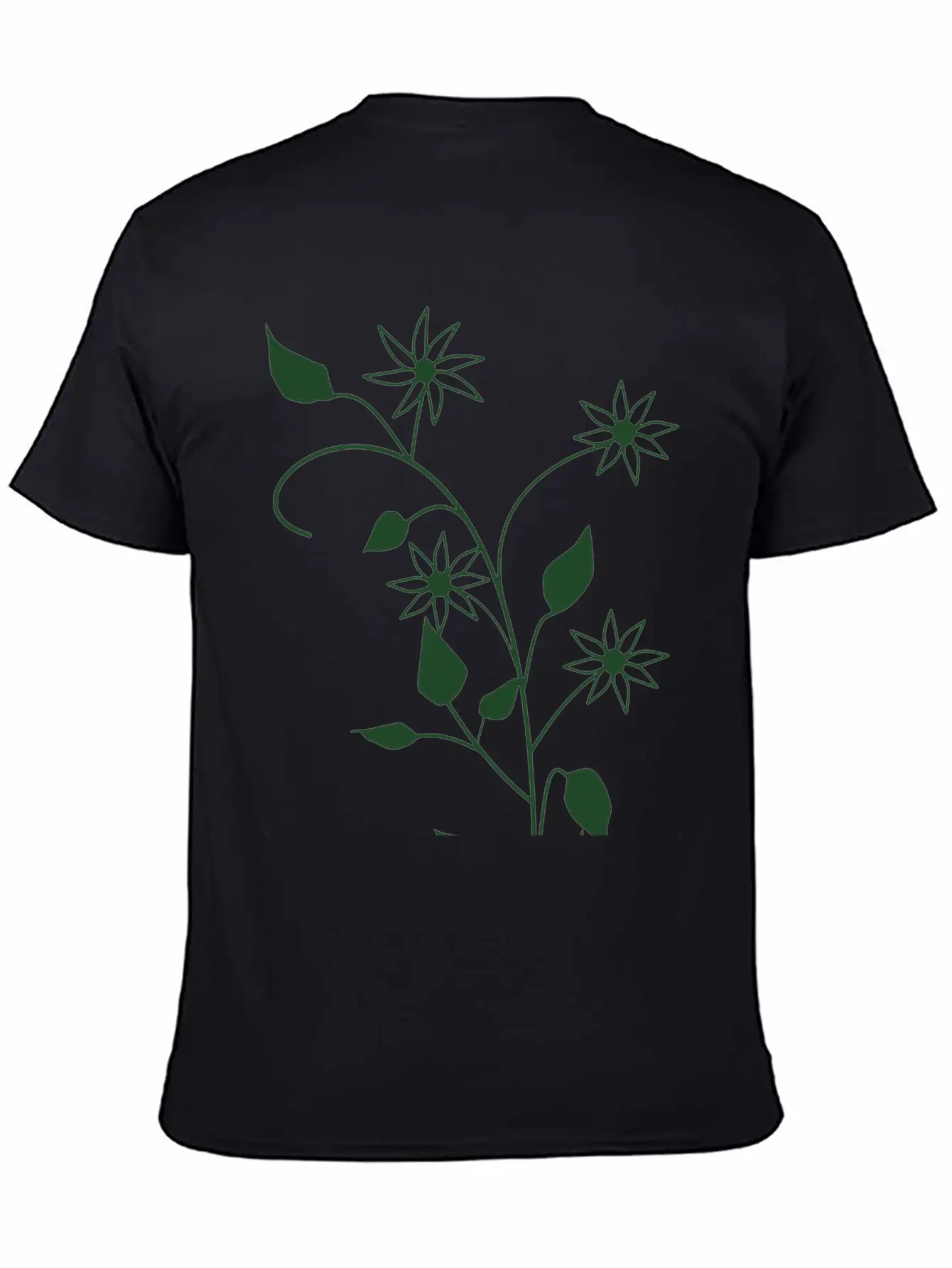 Flowers Breathable Soft Cotton T-Shirt – Timeless Casual Look