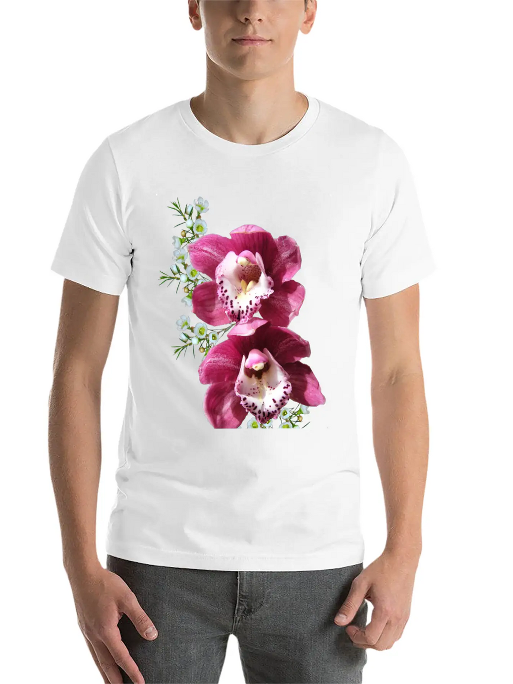 Flowers Lilies Tulips Orchids Sunflower Dahlia Ger Breathable Soft Cotton T-Shirt – Timeless Casual Look