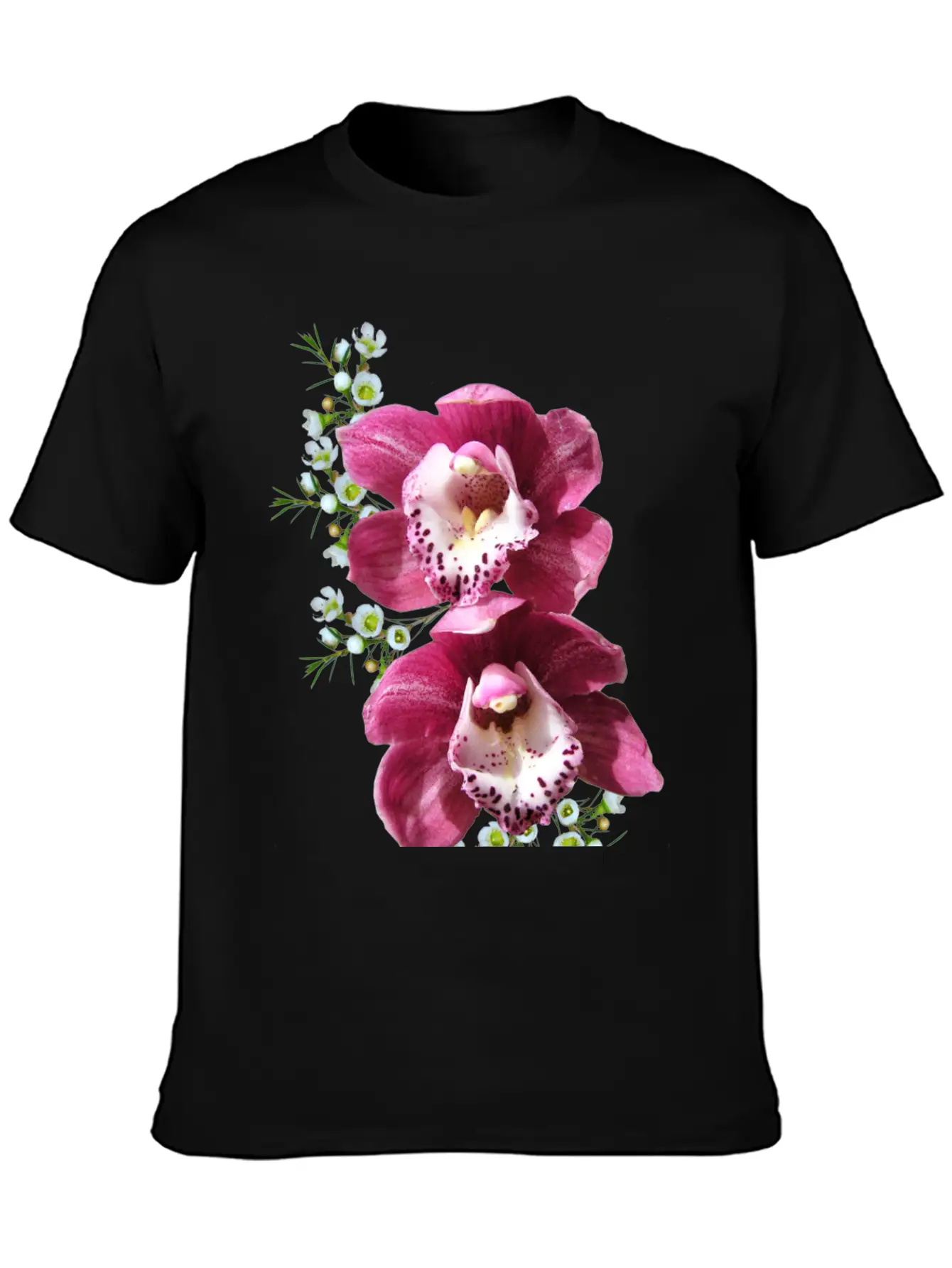 Flowers Lilies Tulips Orchids Sunflower Dahlia Ger Breathable Soft Cotton T-Shirt – Timeless Casual Look