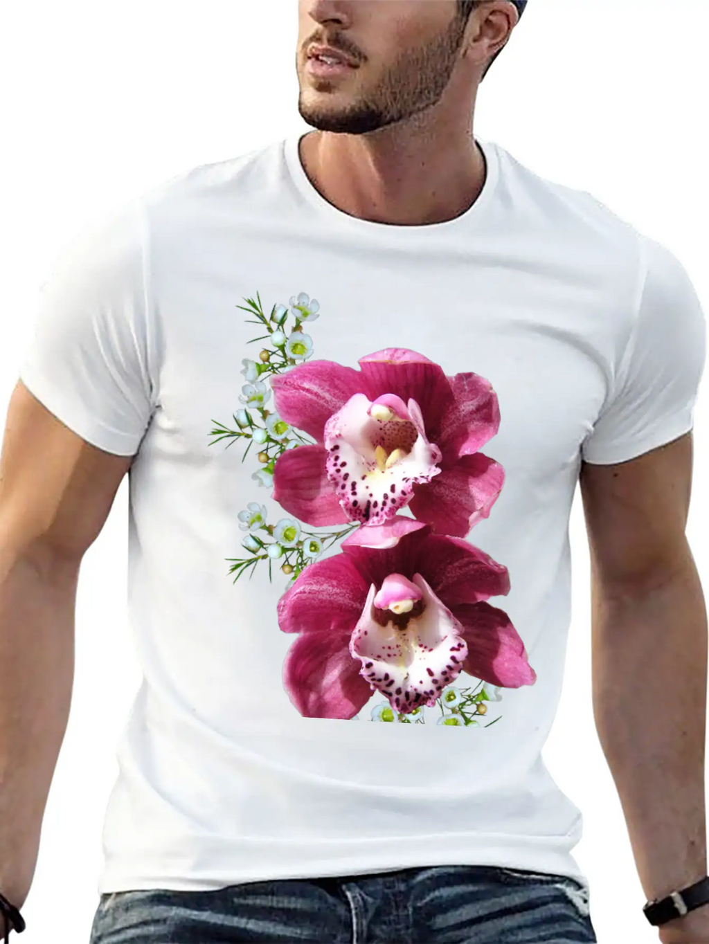 Flowers Lilies Tulips Orchids Sunflower Dahlia Ger Breathable Soft Cotton T-Shirt – Timeless Casual Look